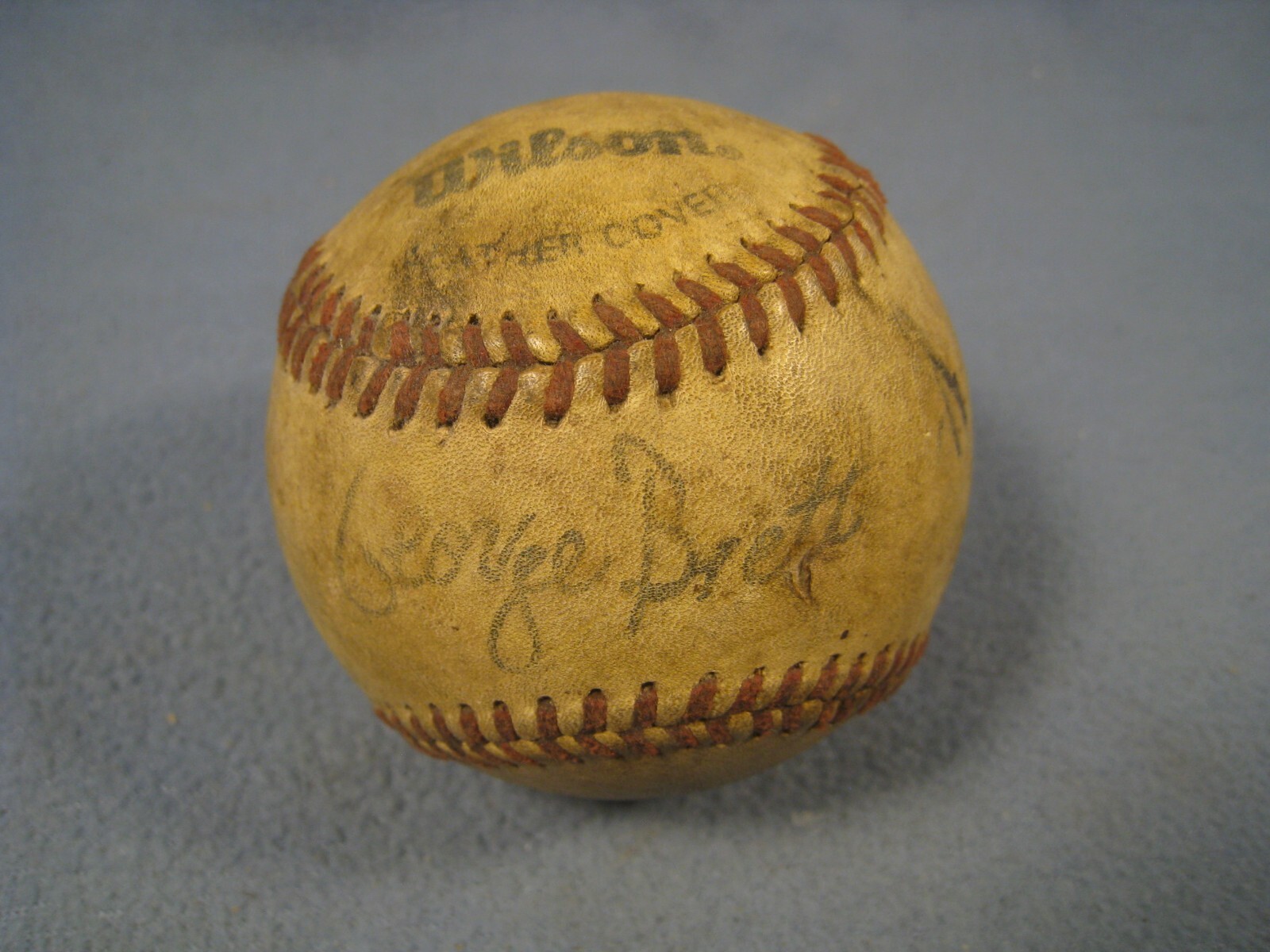Rare Vintage Signed George Brett Wilson Baseball
