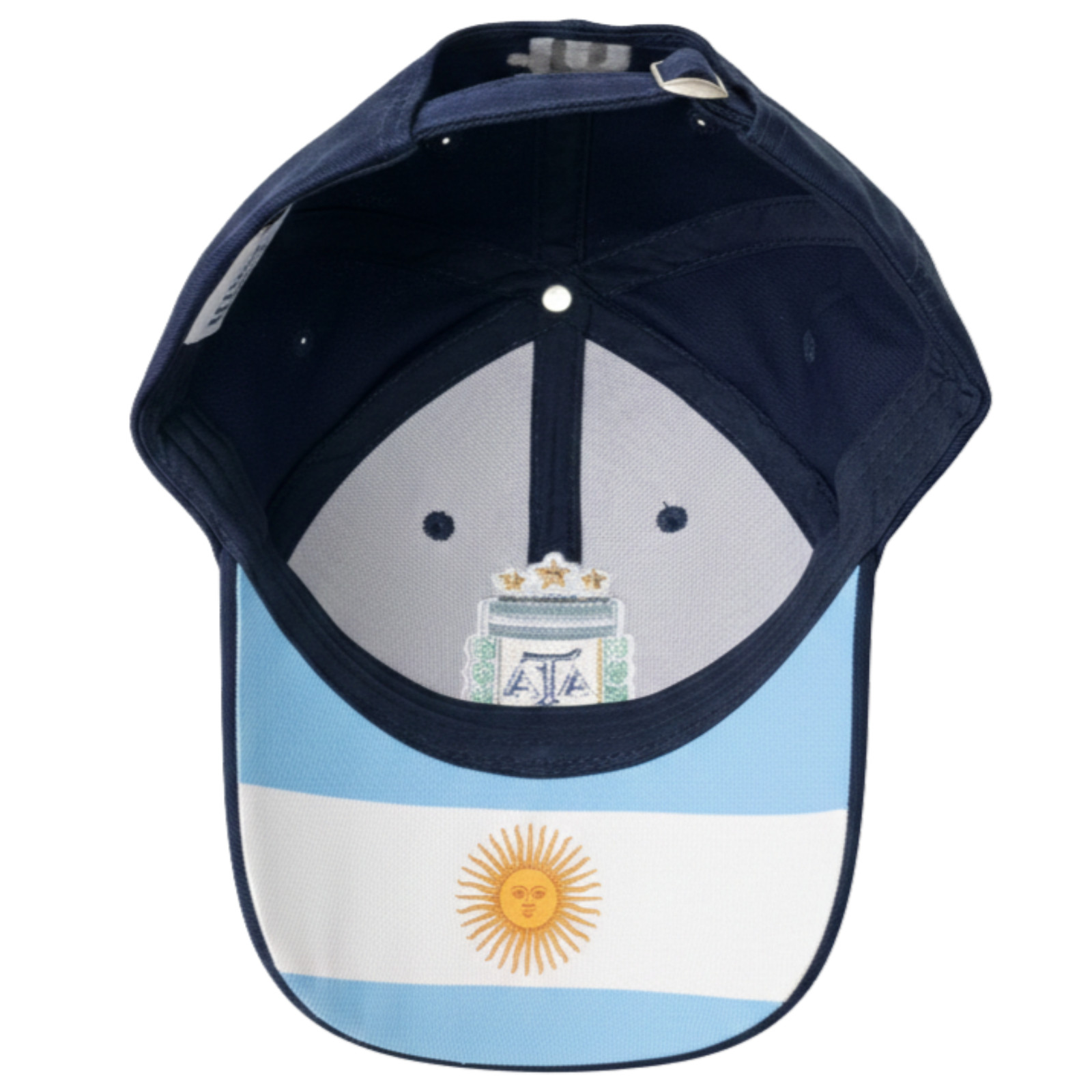 Icon Sports Argentina AFA Lionel Messi 10 Navy Adjustable Cotton Hat Cap OSFM