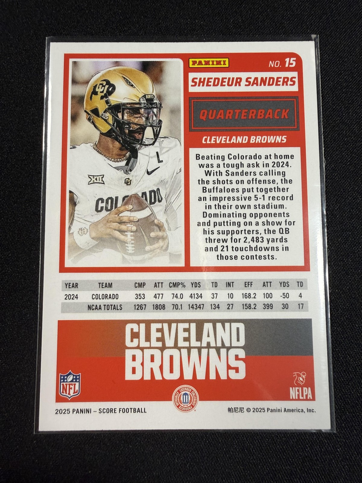 2025 Score-A-Treat #15 Shedeur Sanders