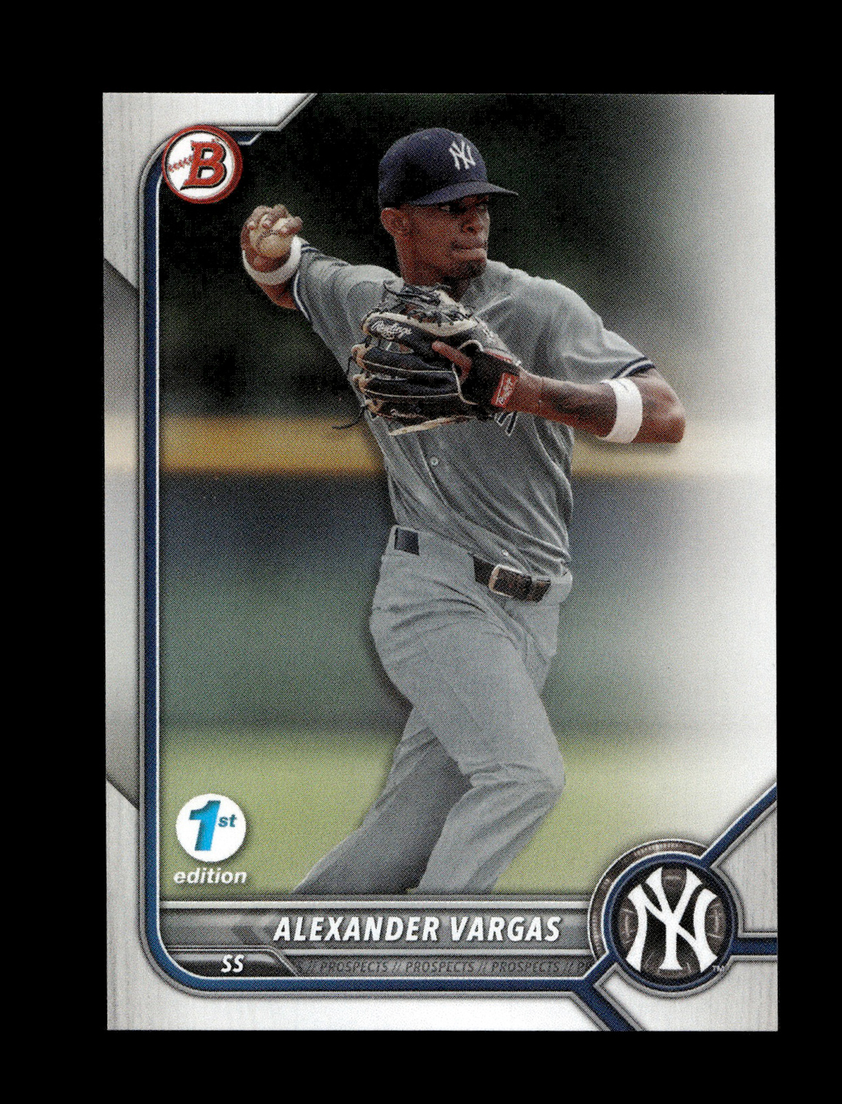 2022 Bowman 1st Edition Alexander Vargas #BPPF-140