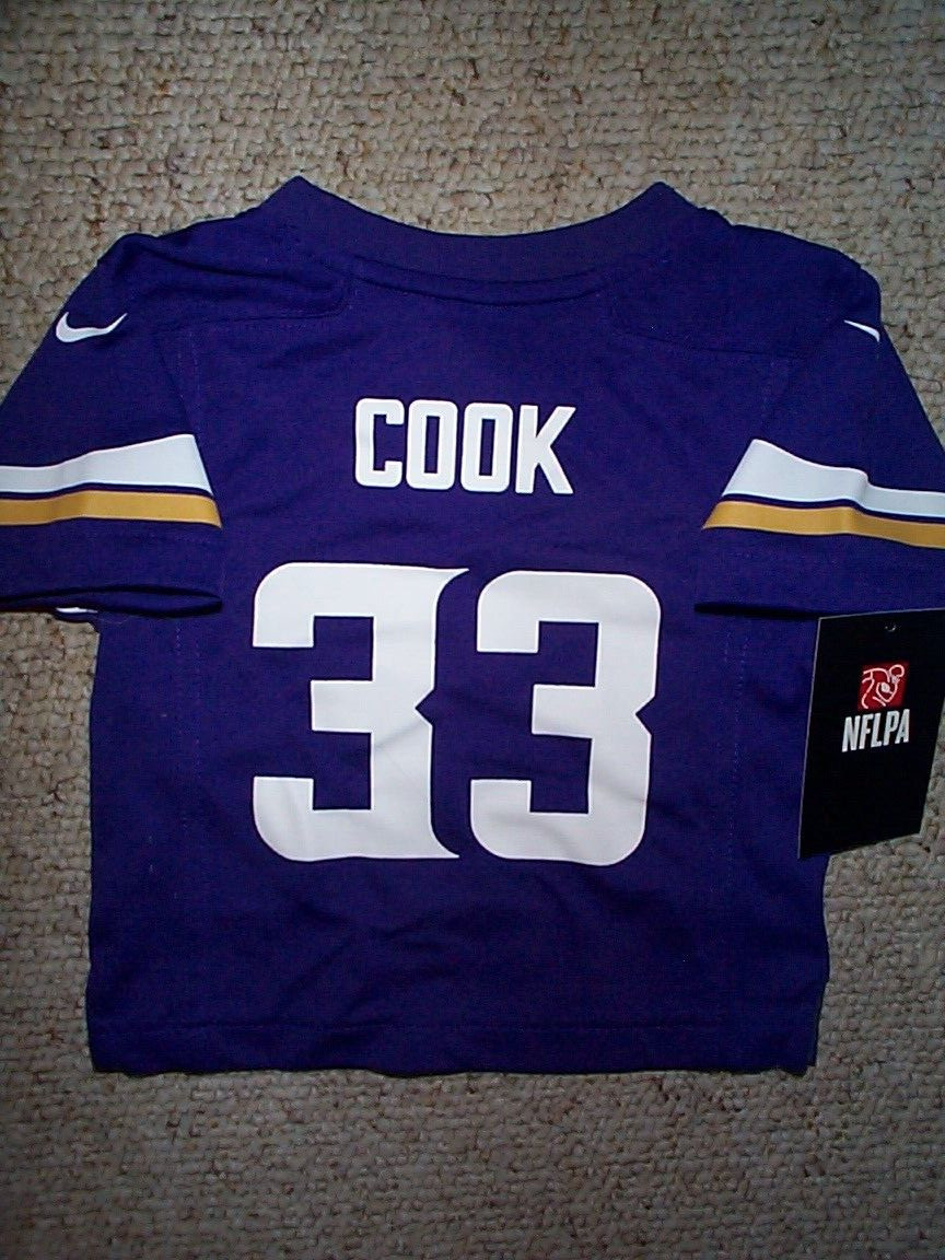 *IRREGULAR* Vikings DALVIN COOK nfl INFANT BABY NEWBORN Jersey 12M 12 M MONTHS