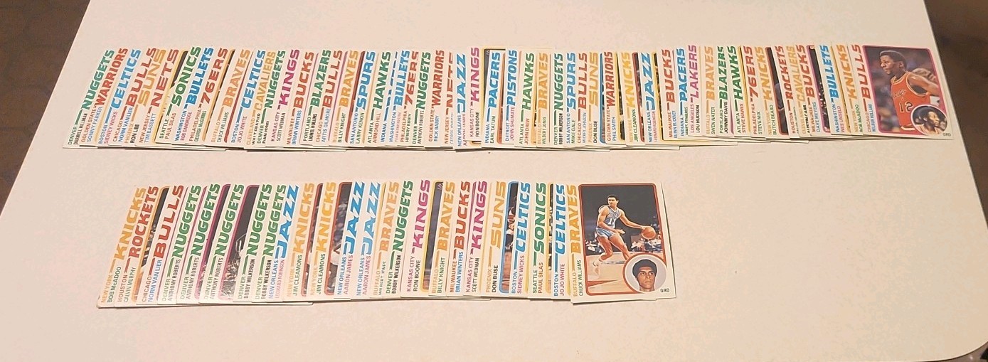 1978-79 Topps Basketball Lot of 77– stars, hall of famers VG/EX