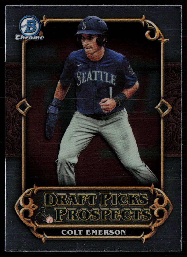 COLT EMERSON 2023 BOWMAN DRAFT PICKS AND PROSPECTS RC SEATTLE MARINERS #DPP-17