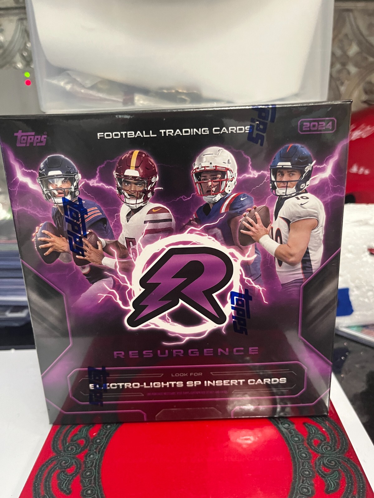 2024 TOPPS RESURGENCE MEGA BOX (48 Cards) Football Brand NIB 4 Parallels in hand