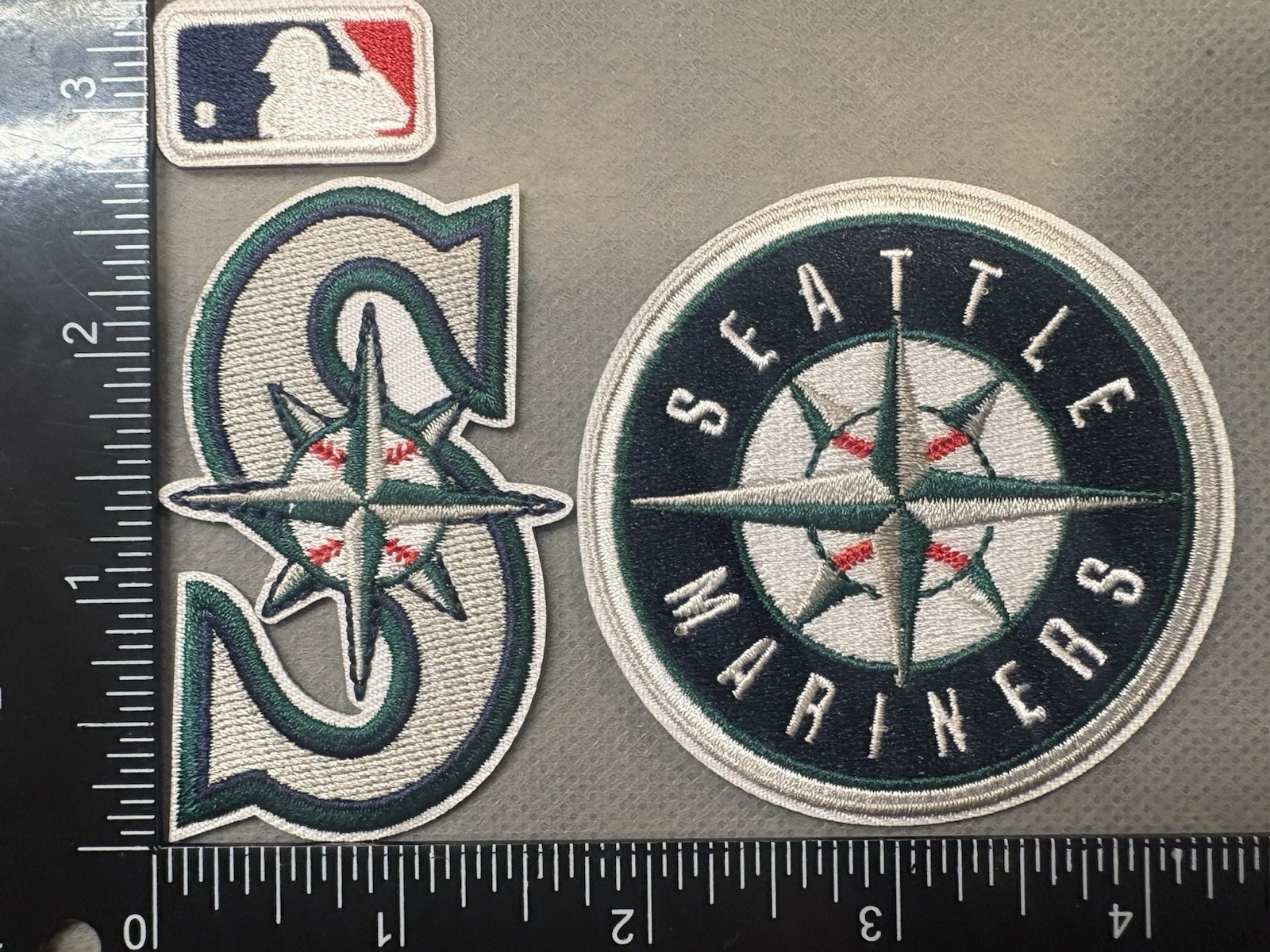 SEATTLE MARINERS LOT SET OF 3 MLB BASEBALL IRON ON PATCHES