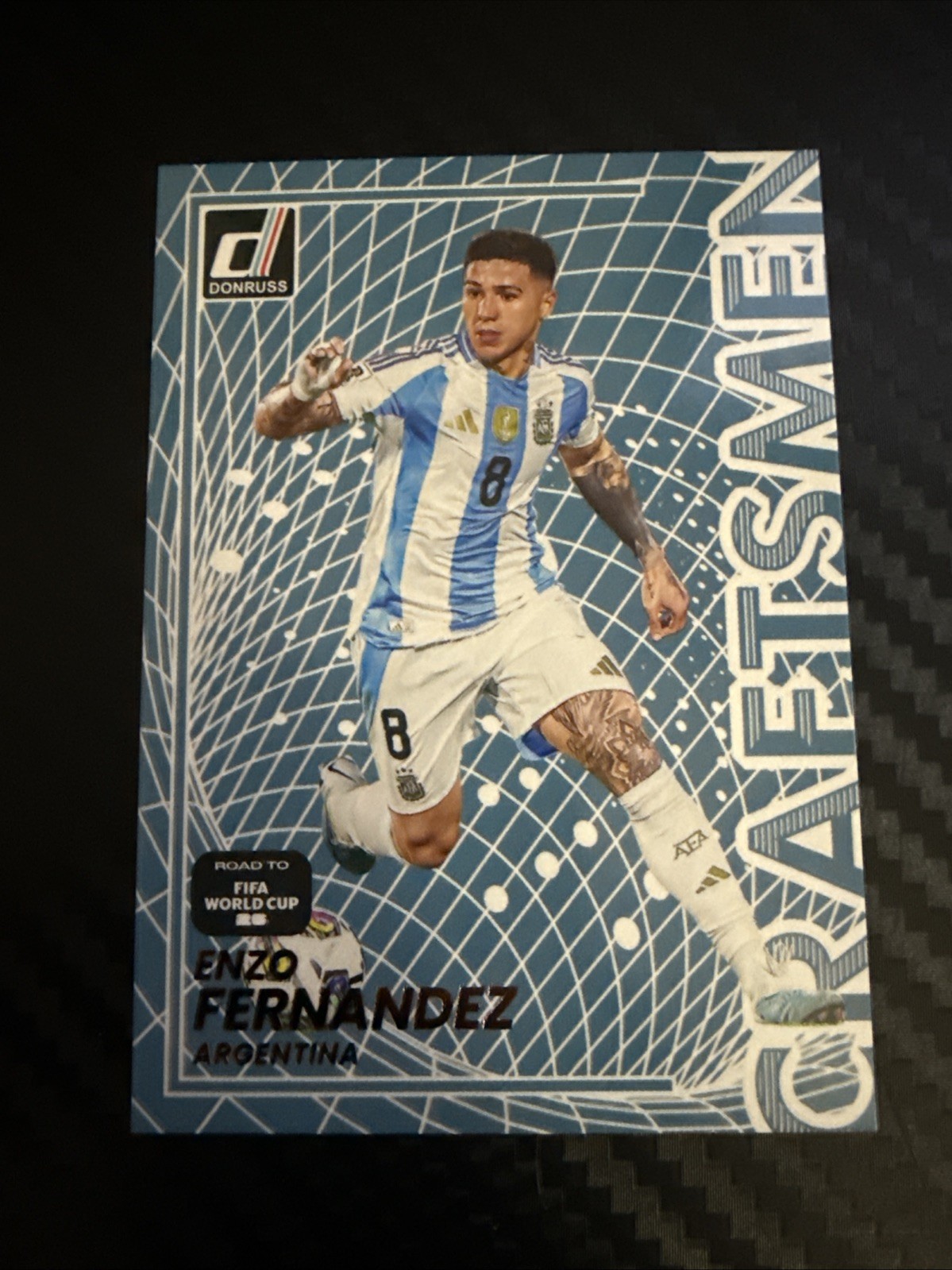 2025-26 Panini Donruss Road to Fifa World Cup – Craftsmen Enzo Fernandez #16