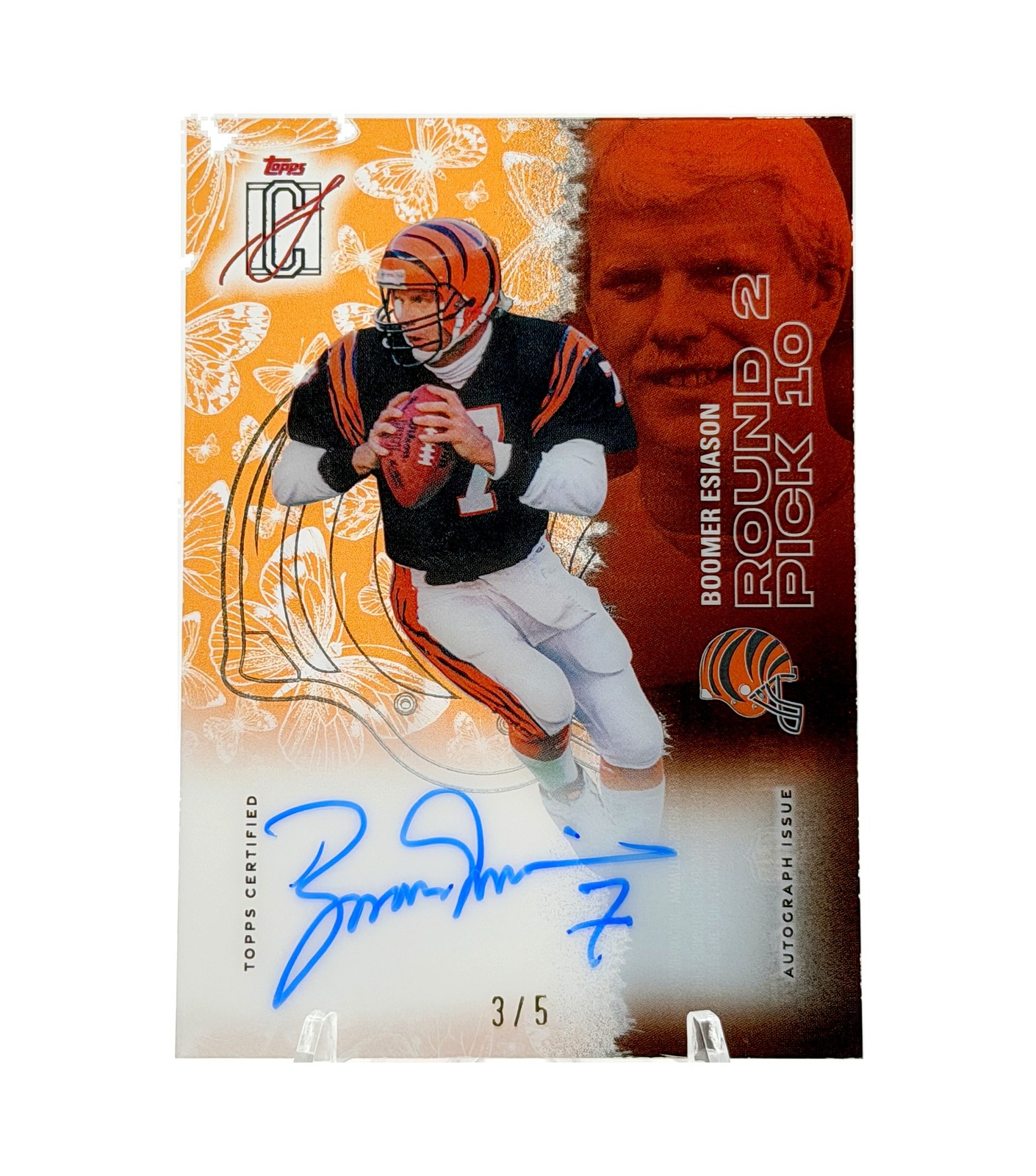 BOOMER ESIASON 2025 Topps Signature Class Crystal Clear ON CARD AUTO /5 VCCCA-BE