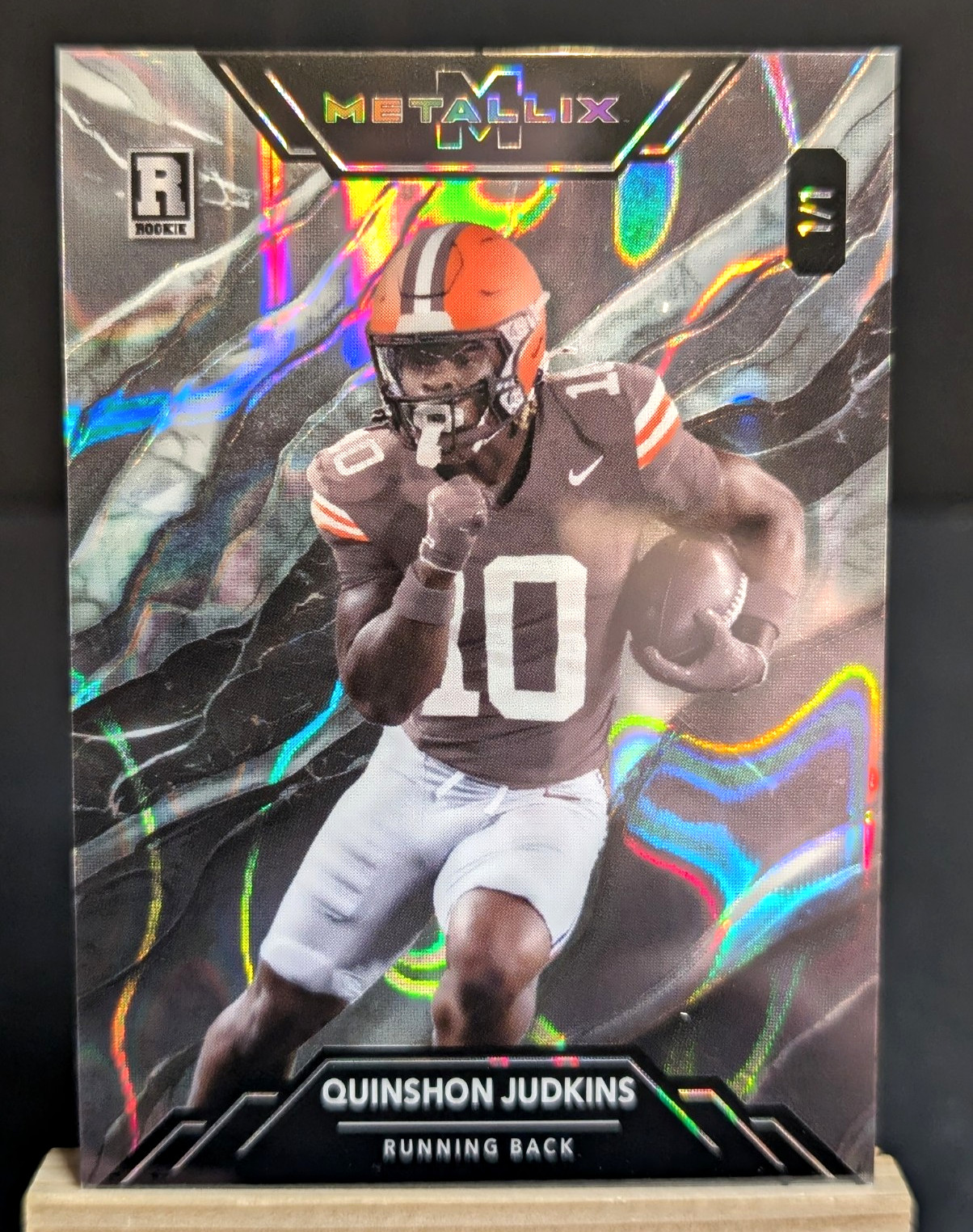 Wild Card 2025 Metallix Quinshon Judkins Rookie 1/1 WMM-QJ Football