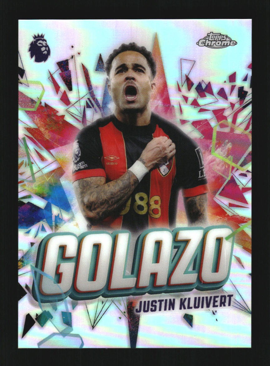 Justin Kluivert 2025-26 Topps Chrome Premier League Golazo #GZ-1
