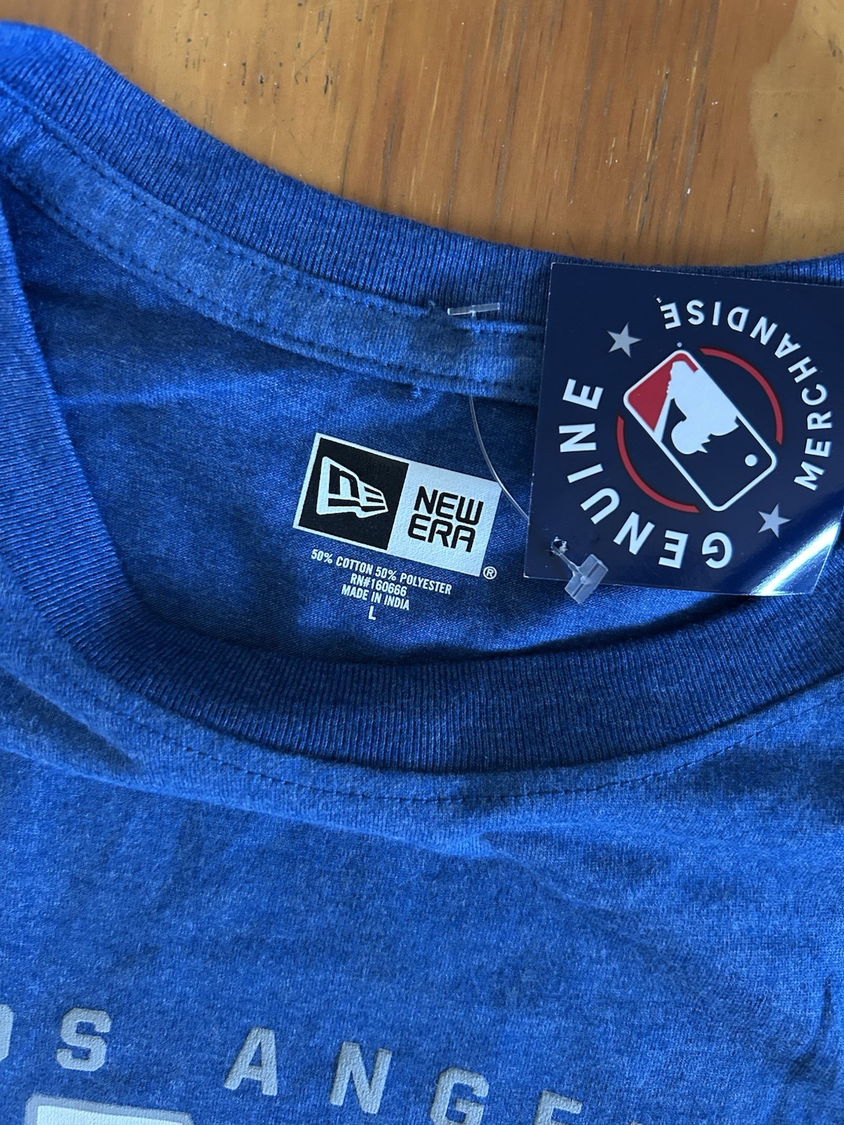 Authentic New Era Los Angeles Dodgers T-Shirt size Large NWT