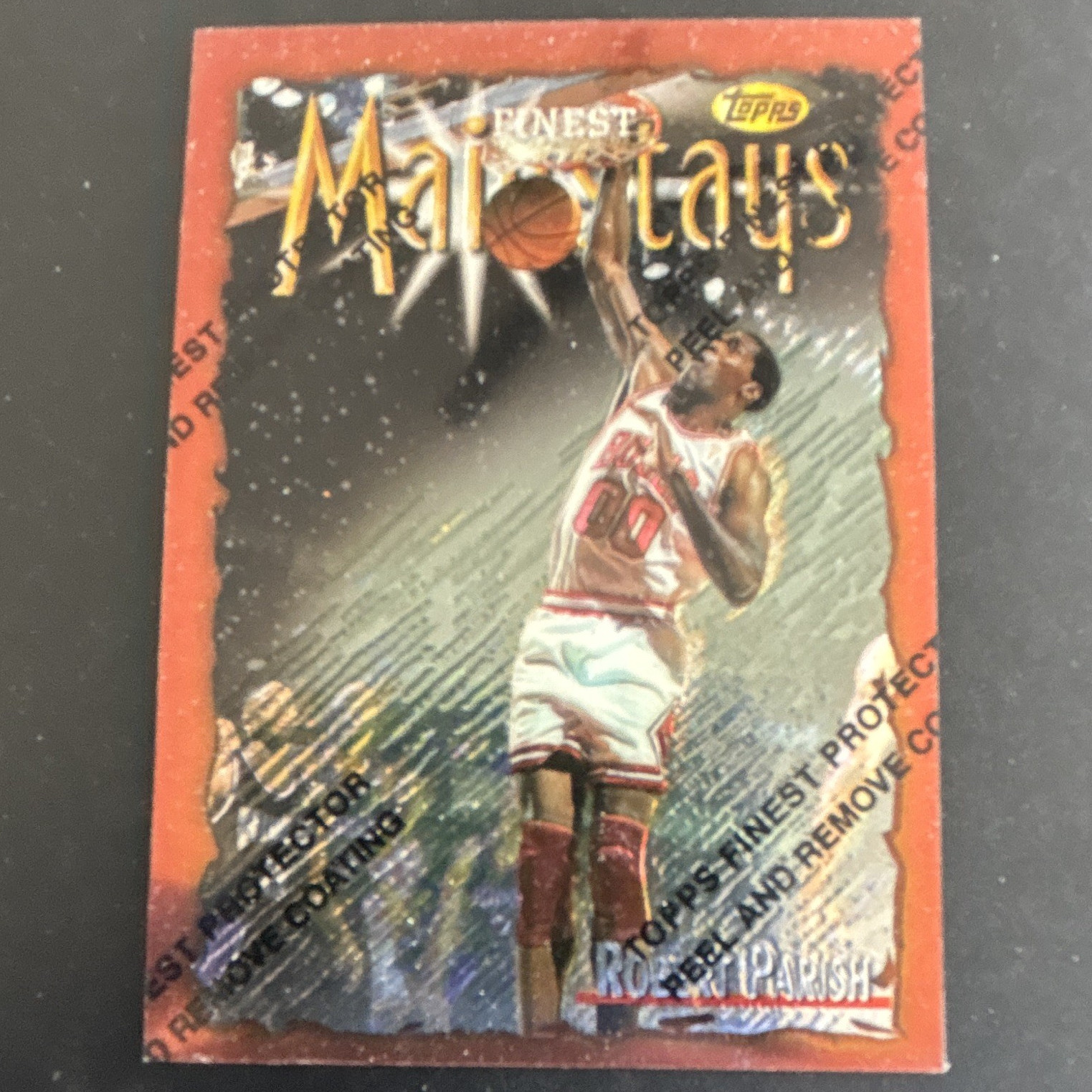 Topps Finest Mainstays Insert – Robert Parish Chicago Bulls #207 1996-97