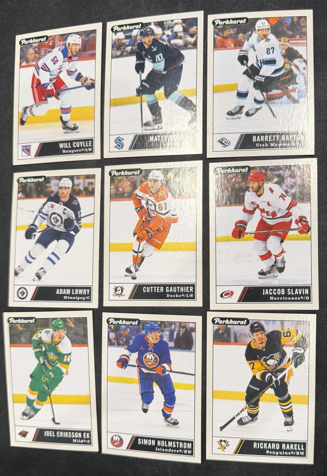 2025-26 Parkhurst Champions Hockey – Set Builder #1-250 w/ Rookies – You Pick!