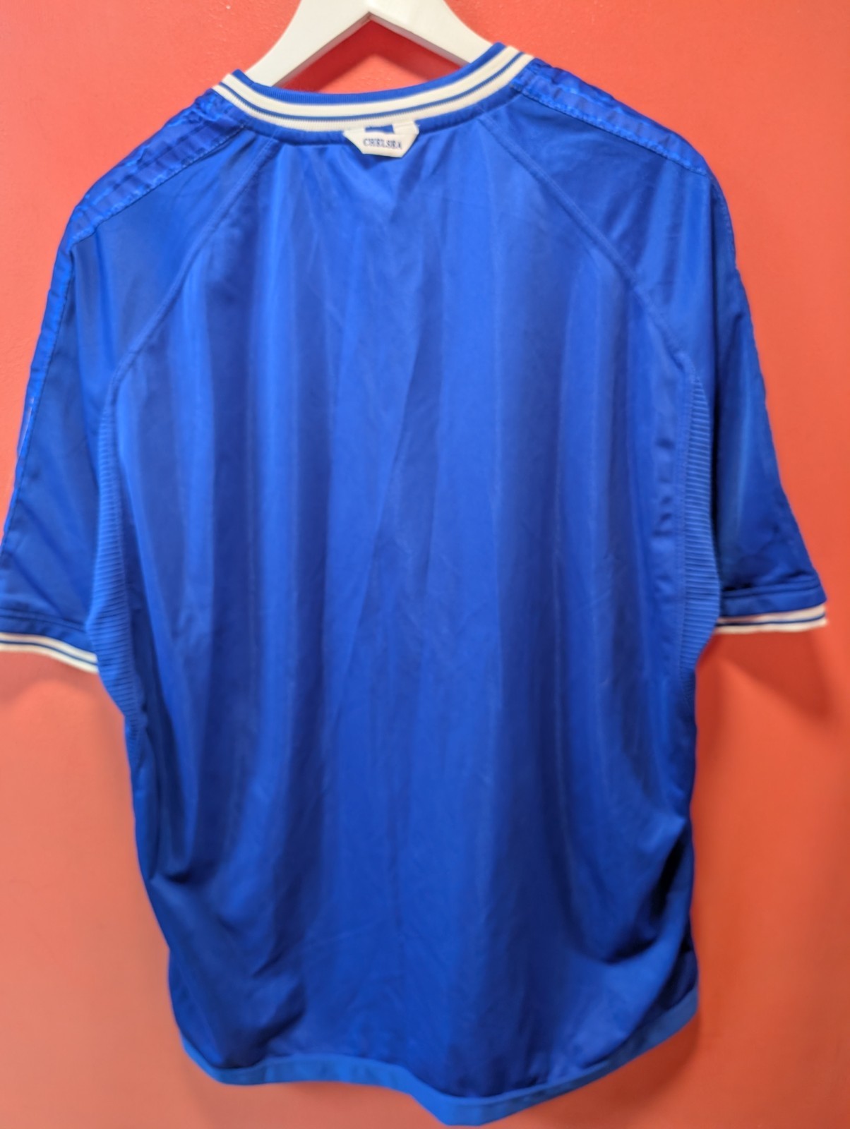 Vintage Chelsea Football Shirt 99-01 Home Umbro Autoglass Blue Size XXL