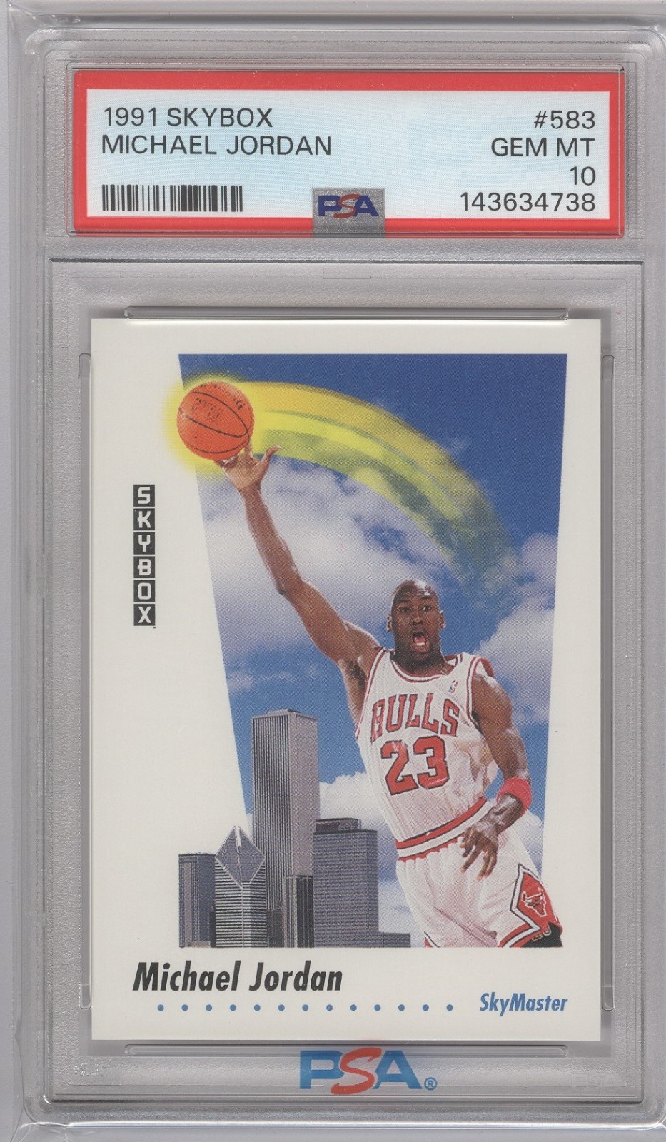 1991 Skybox Michael Jordan #583 PSA 10 gem mint