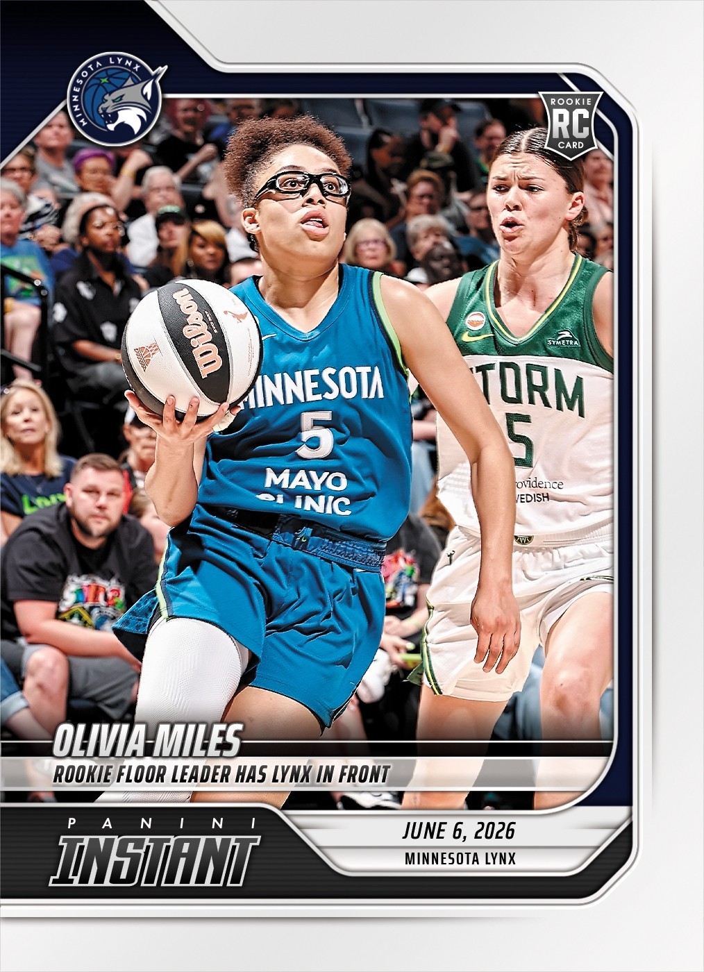 *PRESALE* 2026 Panini Instant WNBA Olivia Miles RC #130 ~ Minnesota Lynx