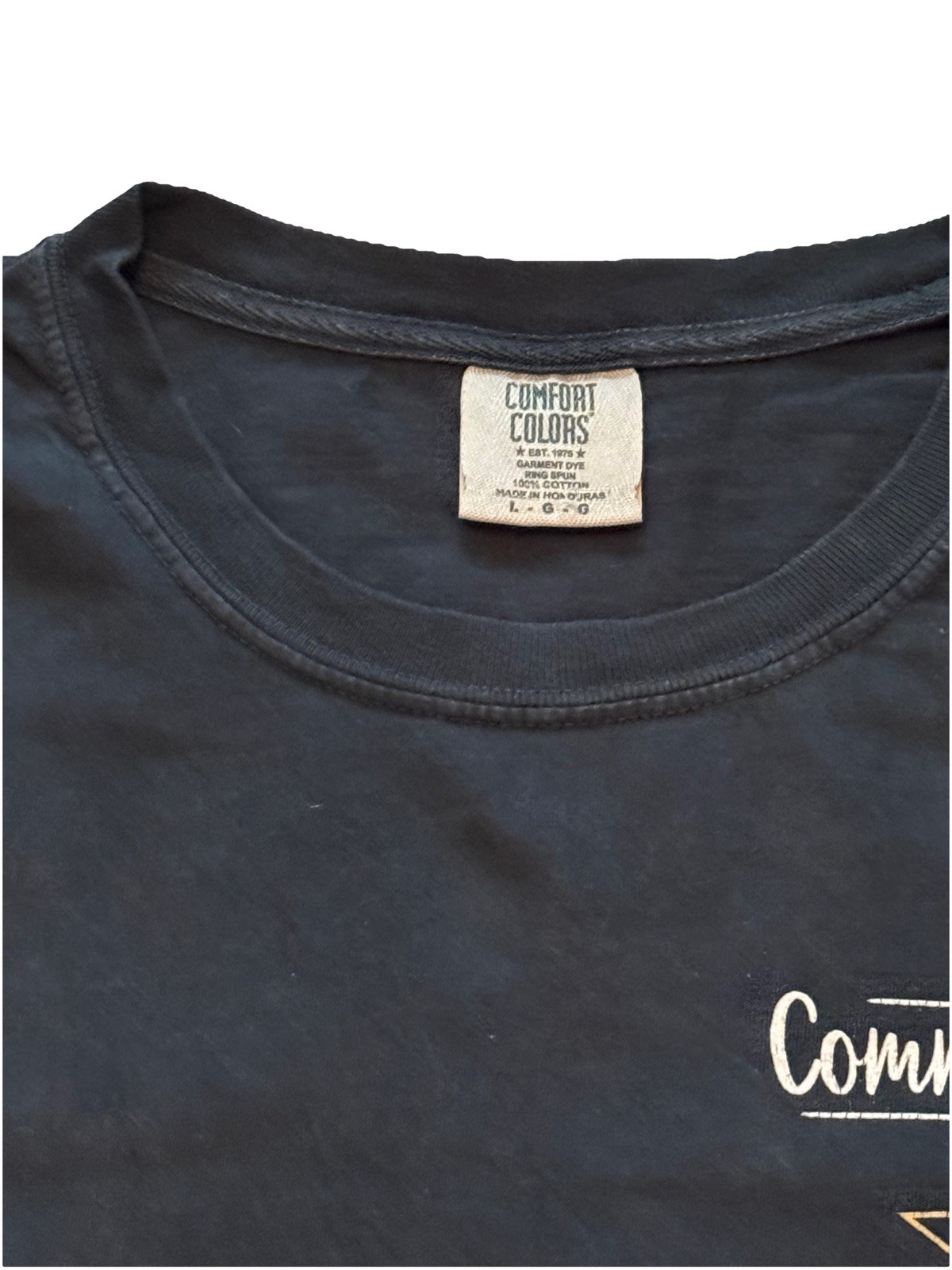 Vanderbilt Commodores Black Men’s Short Sleeve T-Shirt Size L Comfort Colors