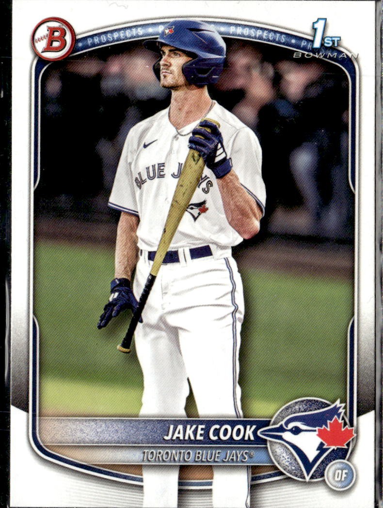 2025 Bowman Draft Paper 1st Jake Cook Blue Jays BD-97 5 card lot