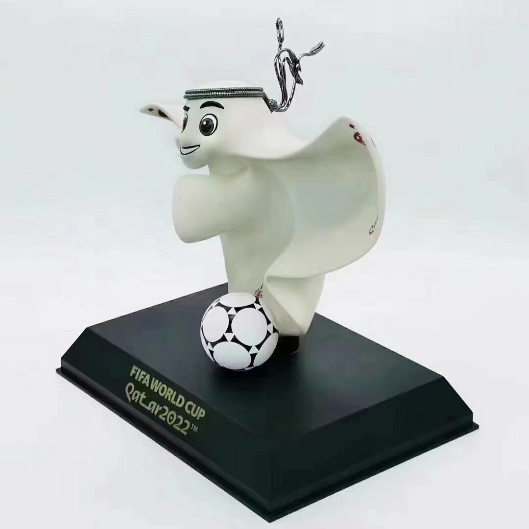 Official authenti Qatar 2022World Cup la’eeb Cute Mascot Doll Football Souvenirs
