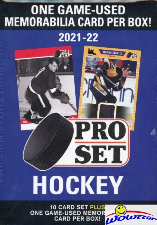 2021/22 Leaf PRO SET Hockey EXCLUSIVE Sealed Blaster Box-GAME USED MEMORABILIA