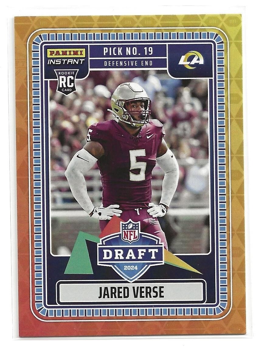 2024 Panini Instant NFL Jared Verse Draft Night SP RC /798