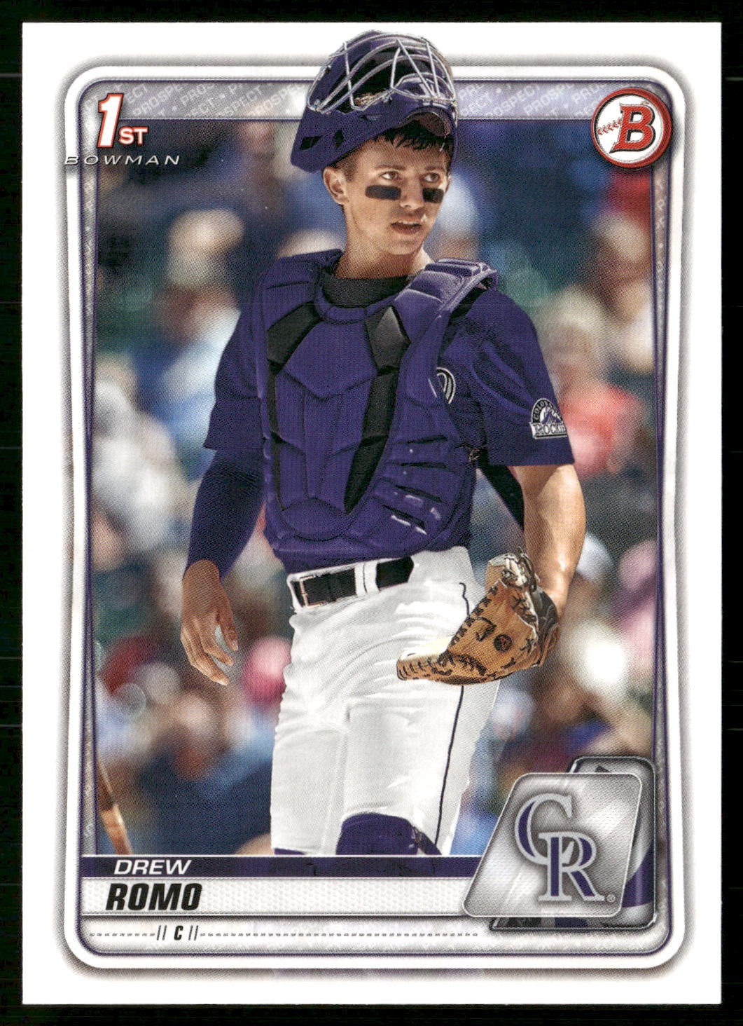 2020 Bowman Draft #BD-106 Drew Romo