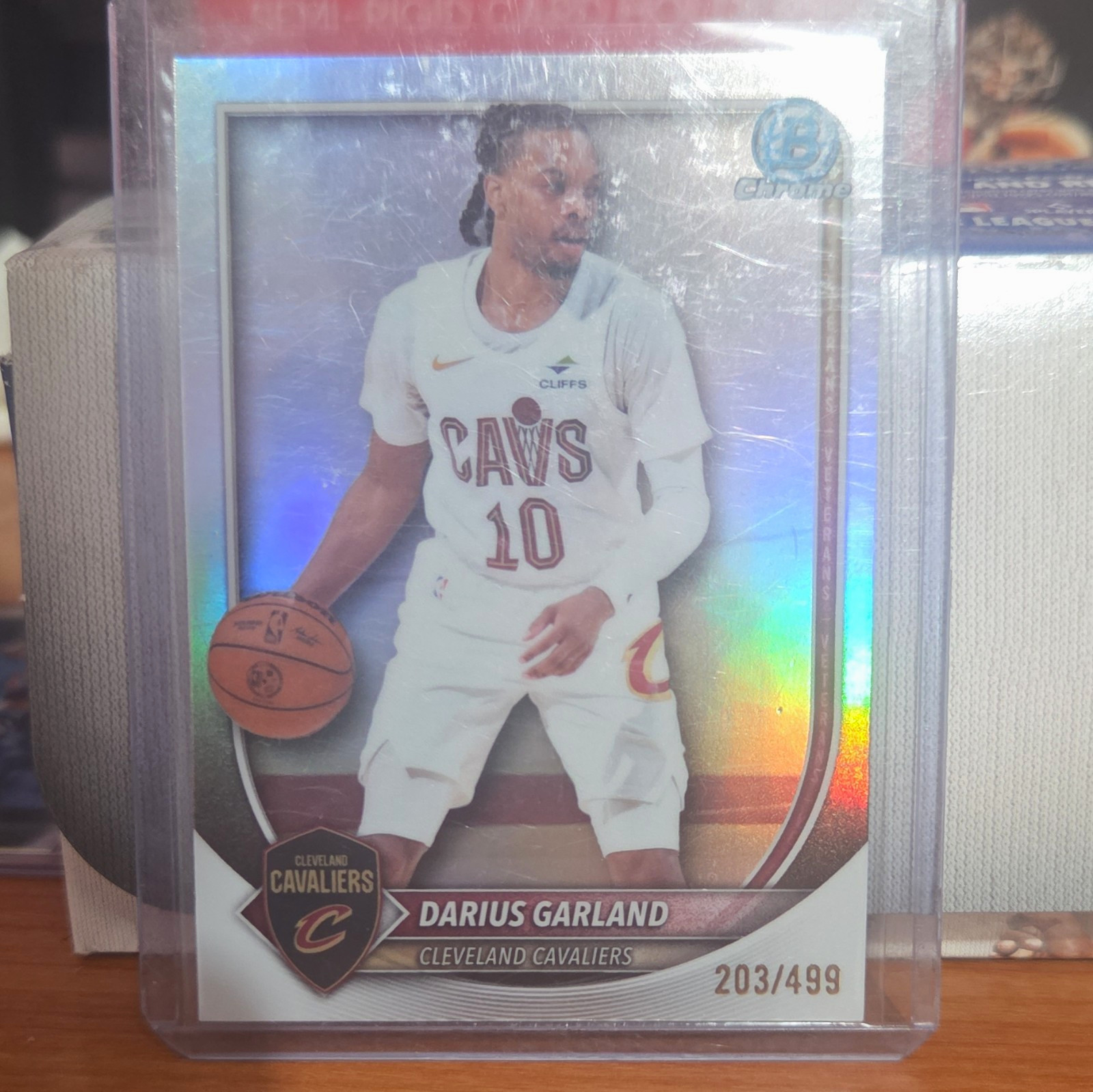 Topps 2025-26 Bowman Chrome Darius Garland BCV-92 Refractor 203/499 NBA