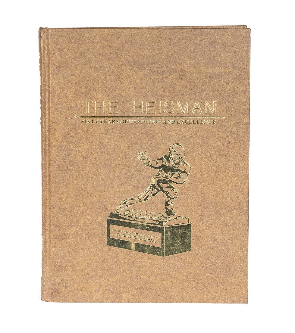 Original Heisman MULTI-SIGNED X5 60 Years Of Tradition NFL Football HC Book