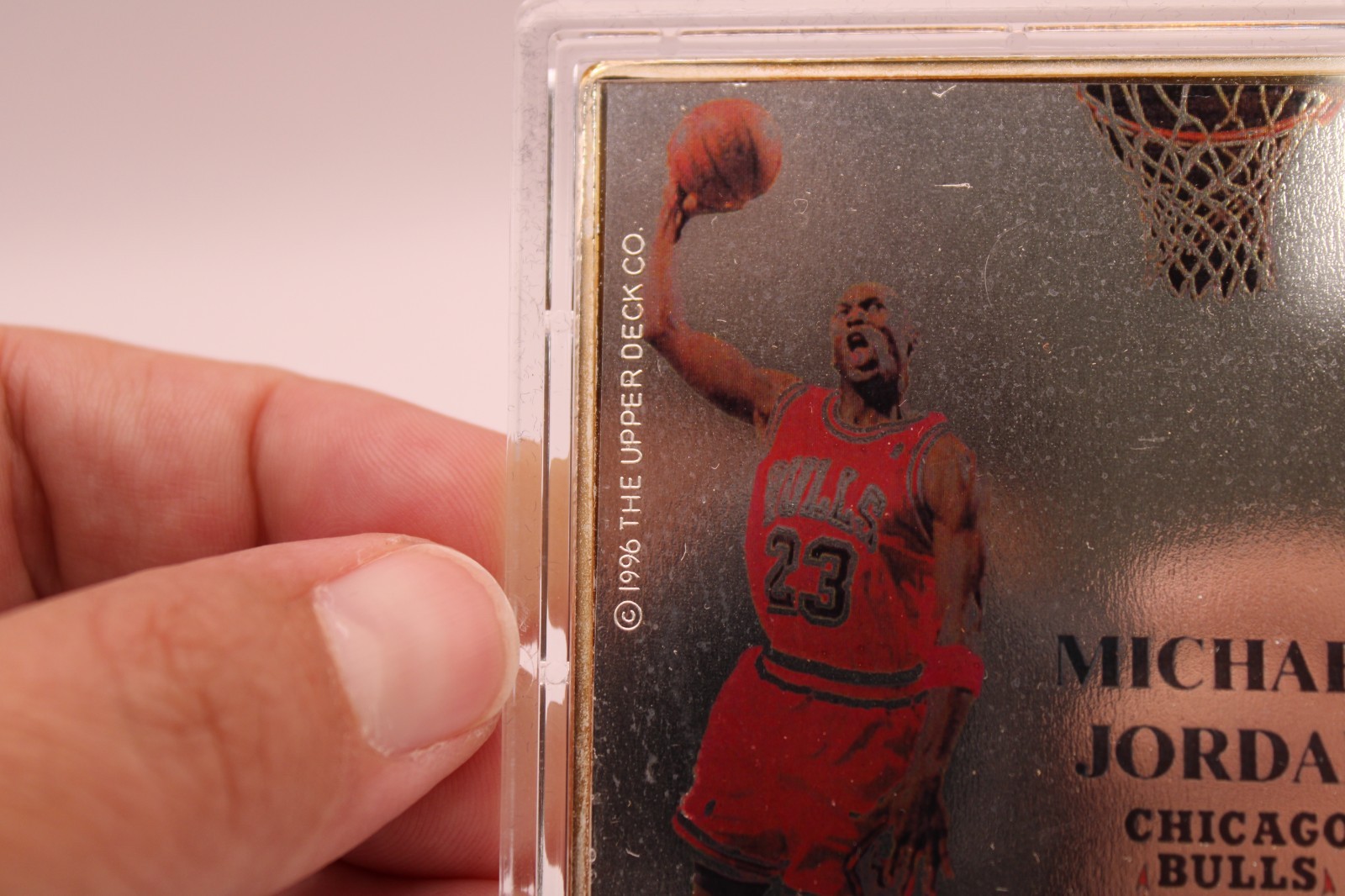 Enviromint ’96 Upper Deck Michael Jordan Chicago Bulls 3oz .999 Silver #874 Card