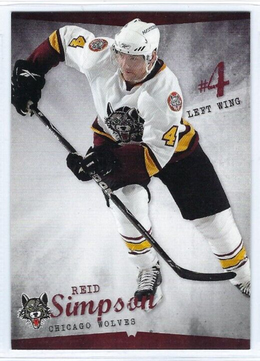 2009-10 Chicago Wolves (AHL) Reid Simpson