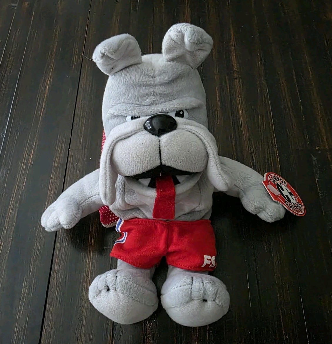 VTG NWT Fresno State Bulldogs Mascot TIME-OUT Campus Critters Plush 1998