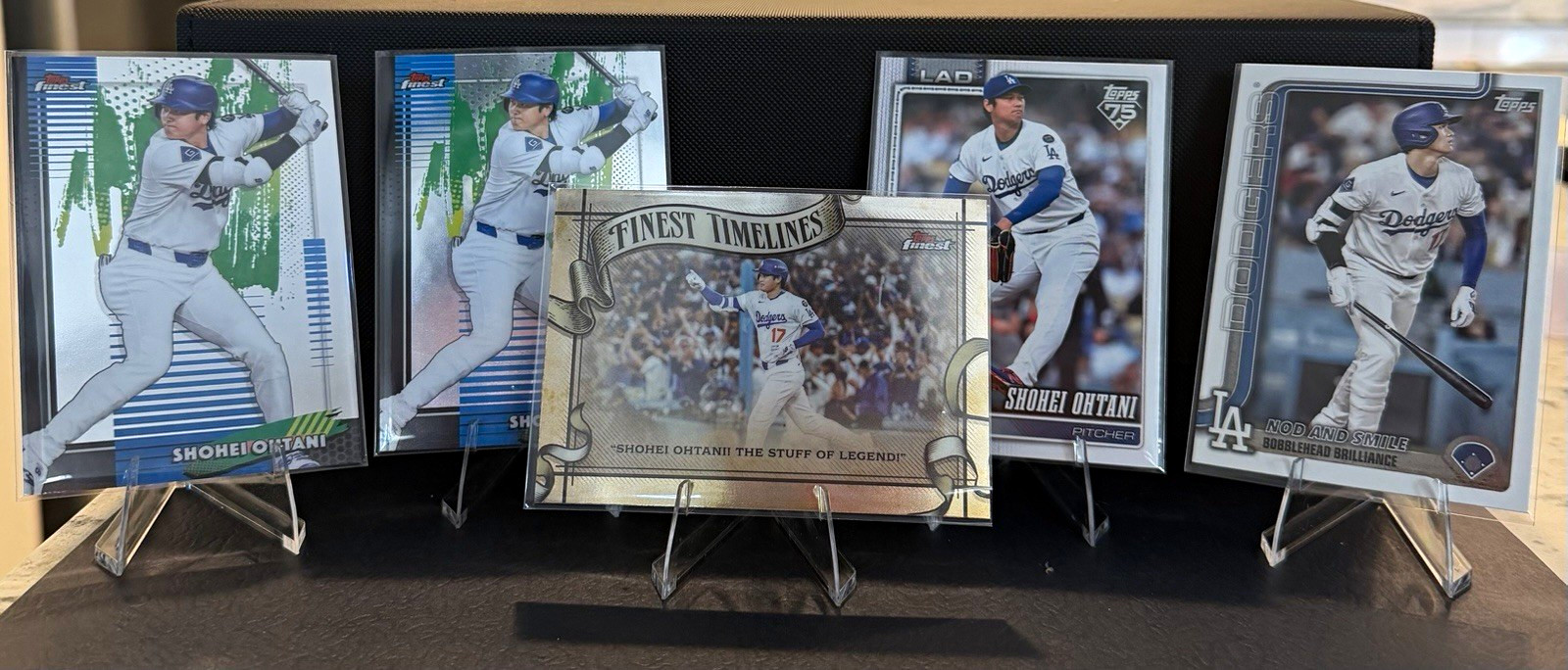 Topps 2026 Shohei Ohtani Dodgers 5-Card Lot Finest Timelines FT-23 US84