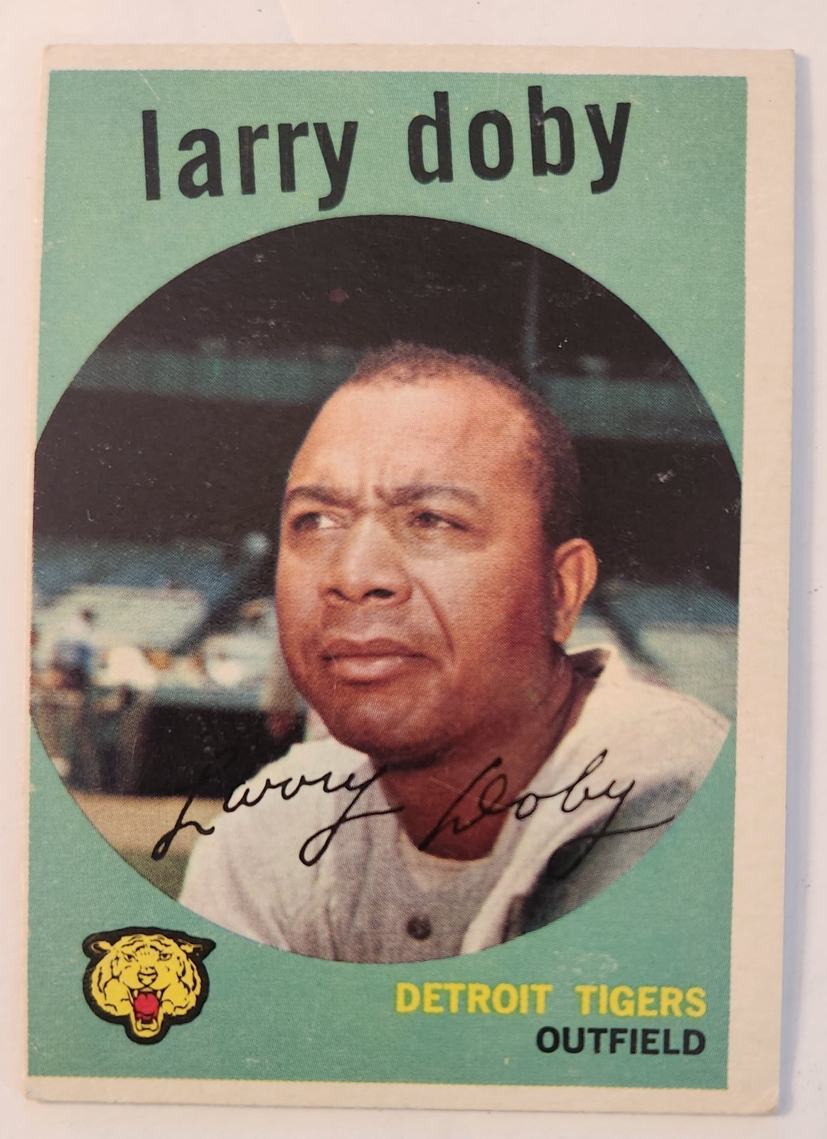 1959 Topps Larry Doby #455 Detroit Tigers Great, Free S&H