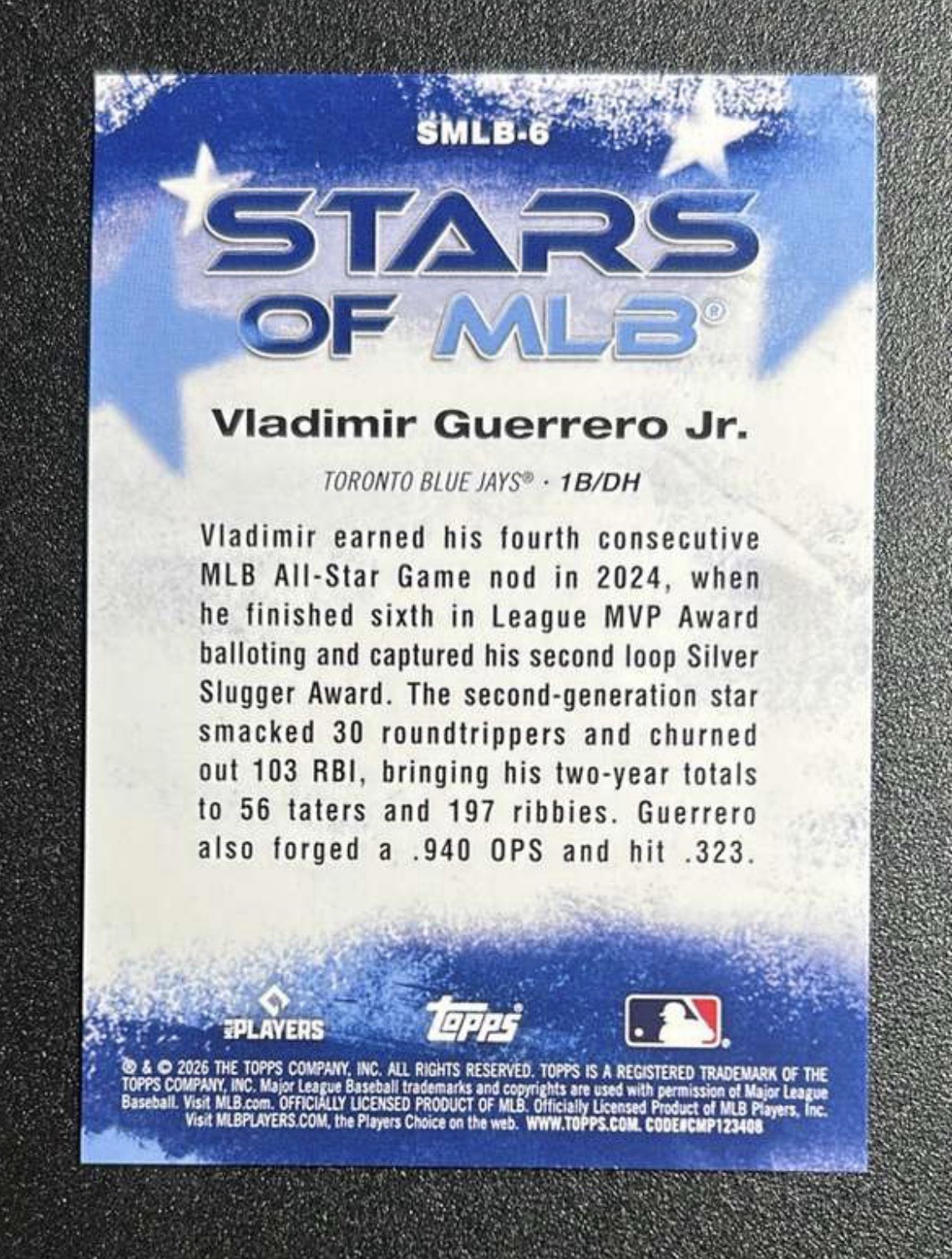 2026 Topps Stars of MLB Lot of 5 – Harper, Wilson, Henderson, Alvarez, Guerrero