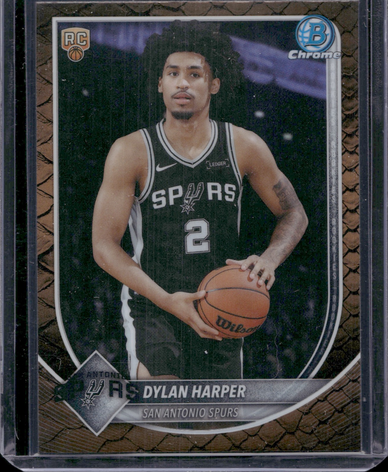 2025-26 Bowman Chrome Reptilian Refractors #BCV2 Dylan Harper RC