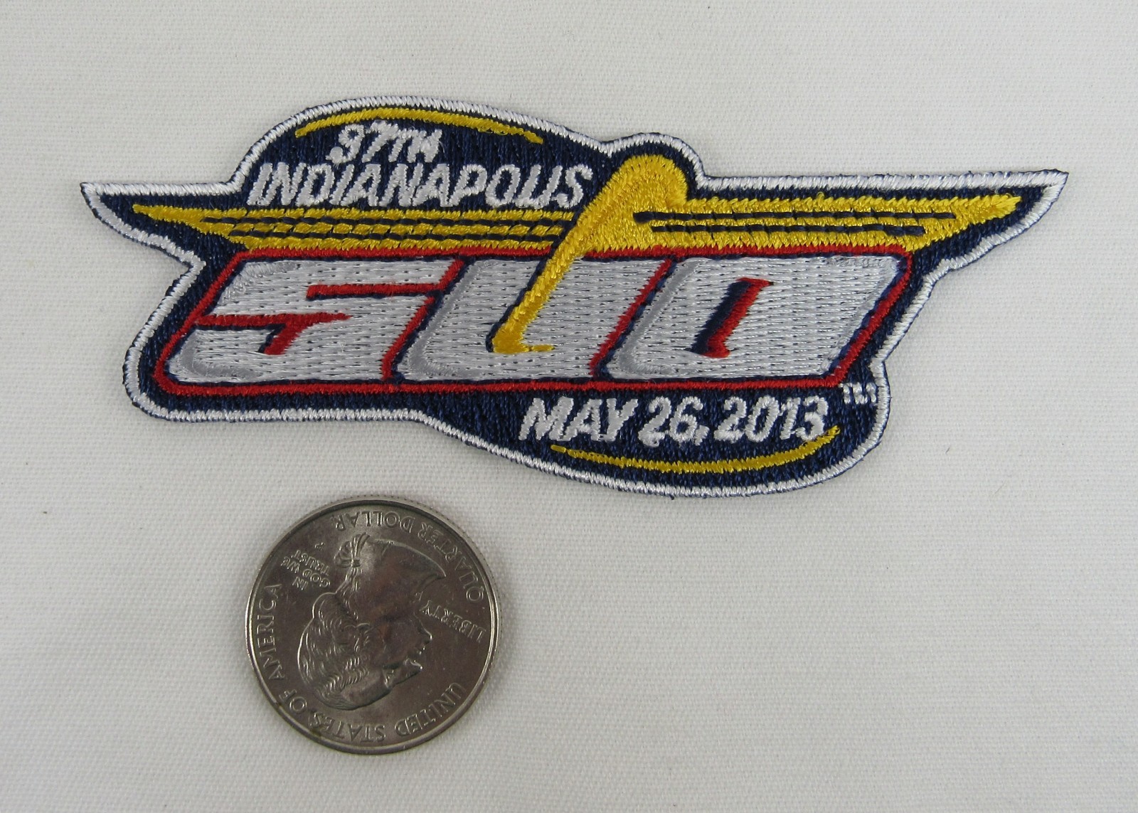 2013 Indianapolis 500 Patch Collector 97th Running Event Emblem Iron On