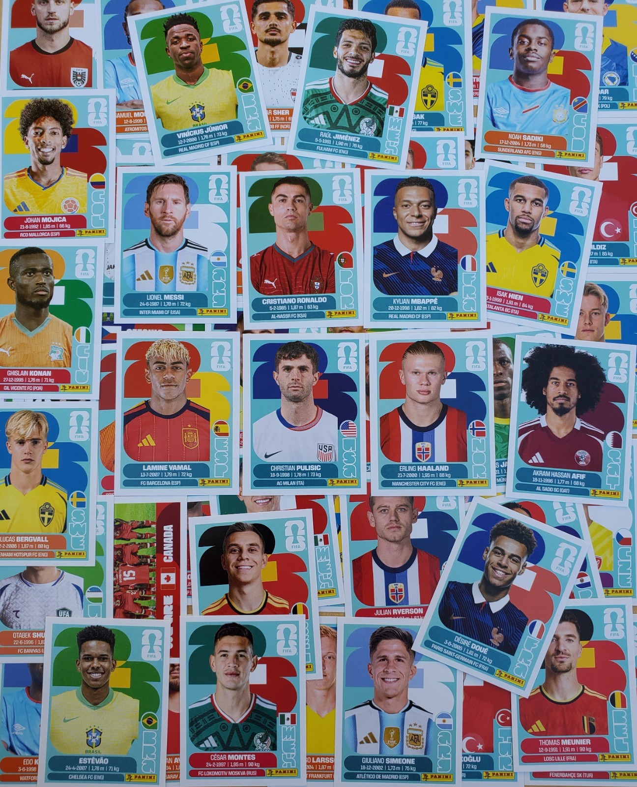 2026 Panini FIFA World Cup Stickers US Edition BEL1-NOR20 G/H/I Spain Pick