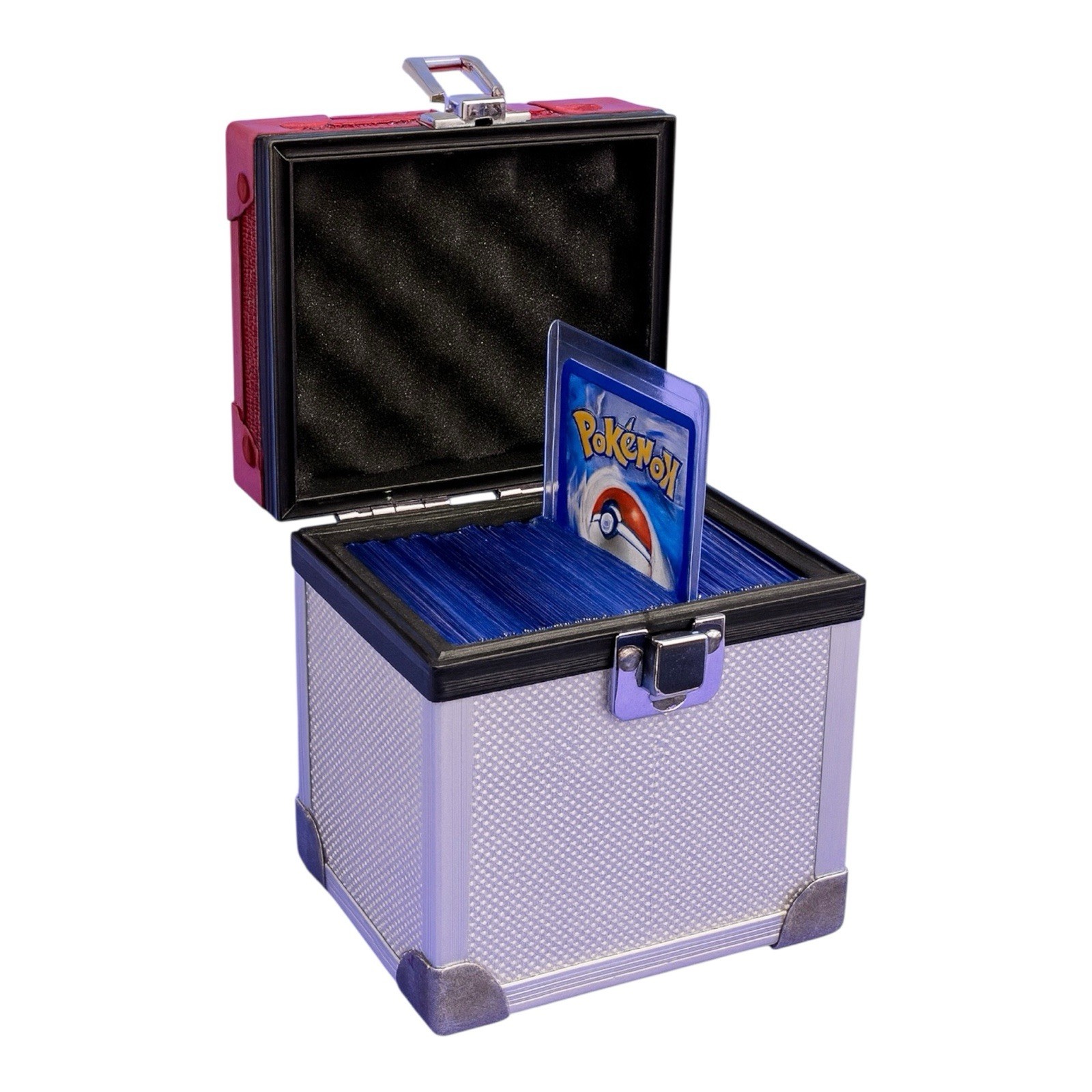 Pokemon Trading Card Box Toploader And Aluminum Holder Game TCG Sturdy