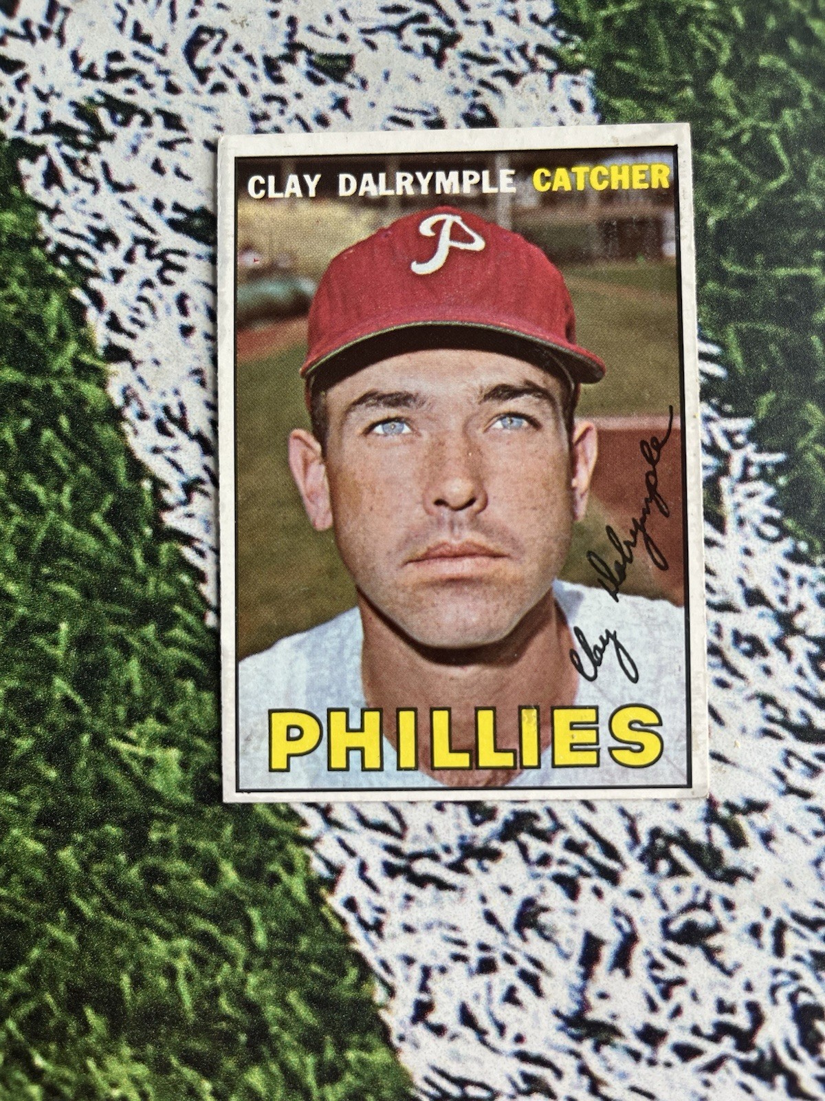1967 Topps Baseball Clay Dalrymple #53 Philadelphia Phillies EX Low Shipping