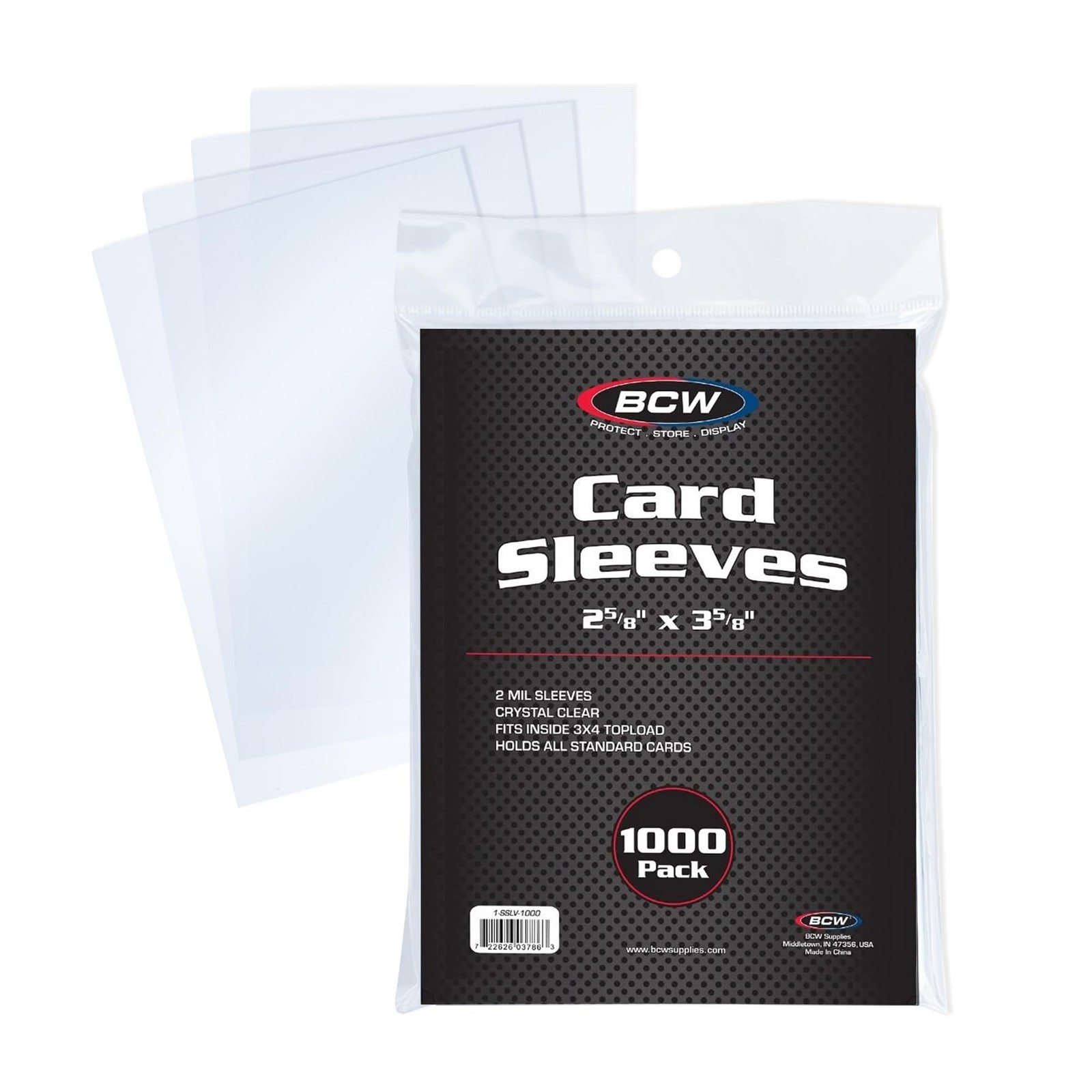 Penny Sleeves Crystal Clear Acid-Free Card Protectors for Trading 1000 Pk