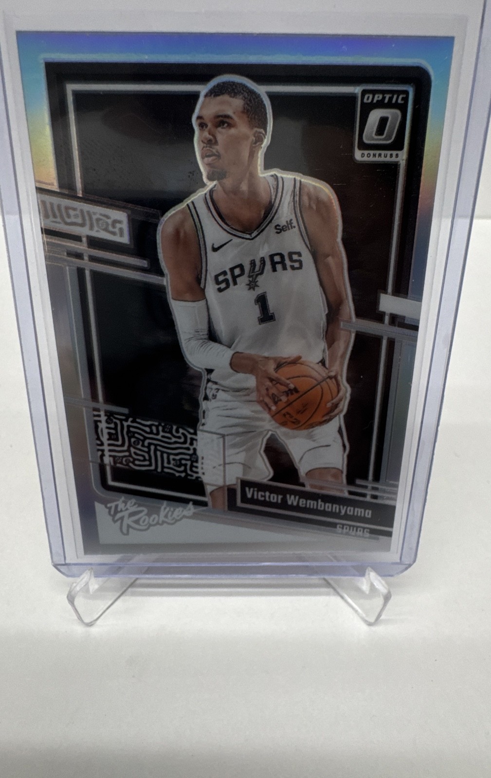 2023-24 Panini Donruss Optic – The Rookies Victor Wembanyama #4 Holo Prizm (RC)