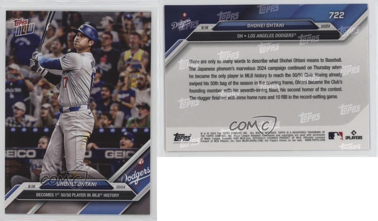 2024 Topps Now /653737 Shohei Ohtani #722 10e2