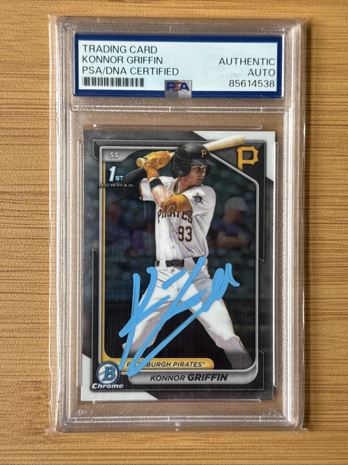 Konnor Griffin Rookie/RC ⚾️ 2024 Bowman 1st Chrome On-Card Auto 🔥 PSA Authentic