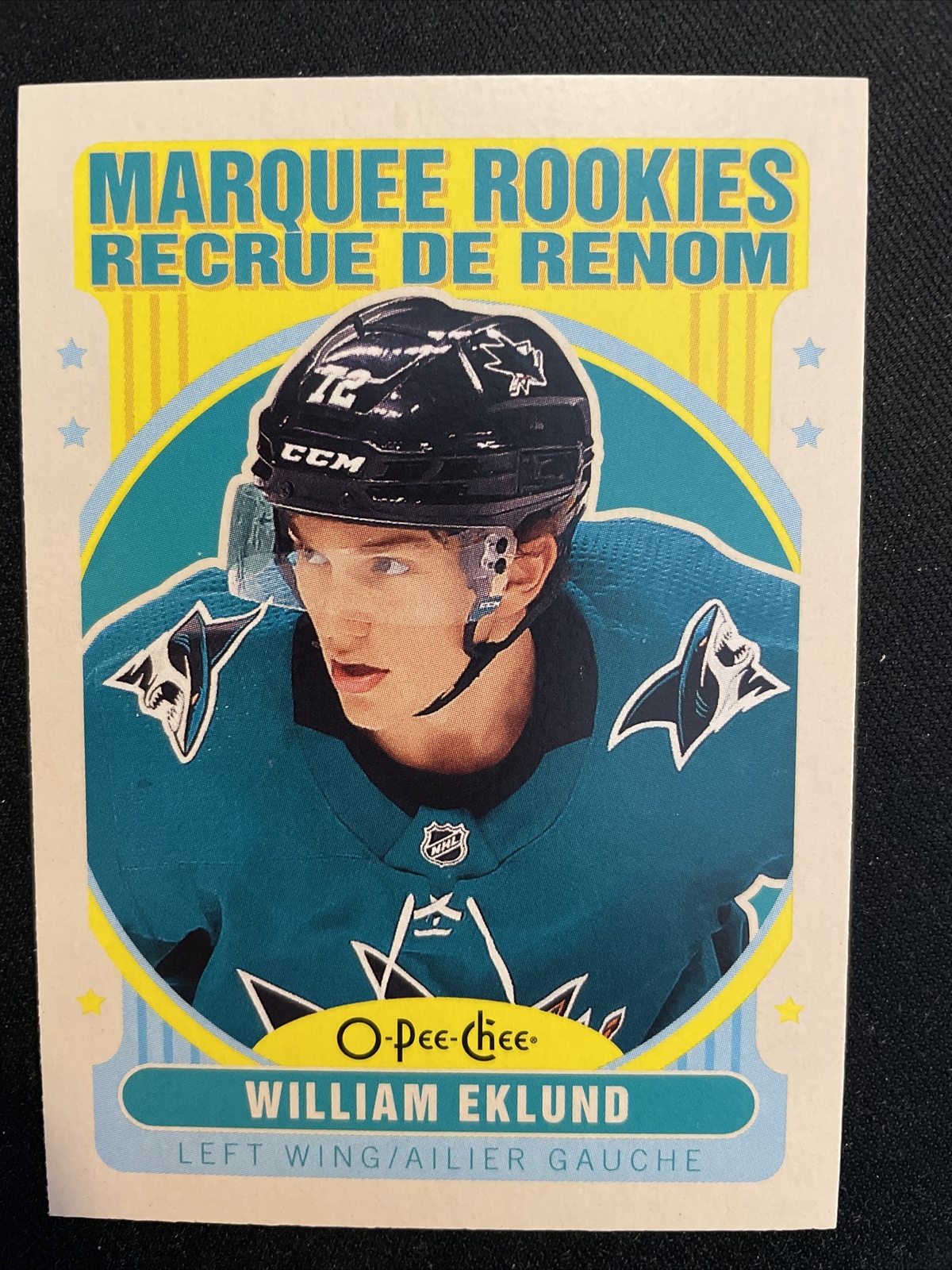 21-22 UD Series 2 Hockey Retro O-Pee-Chee Marquee Rookies 611 William Eklund
