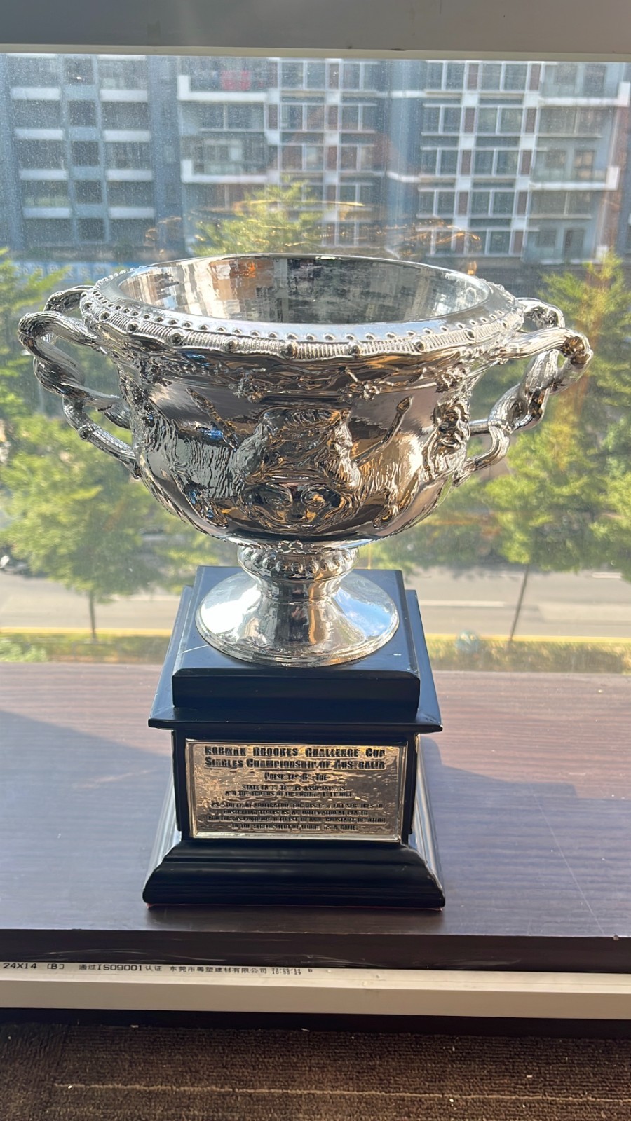 The Australian Open Men’s Singles Tennis Championship Resin Trophy 36cm Height