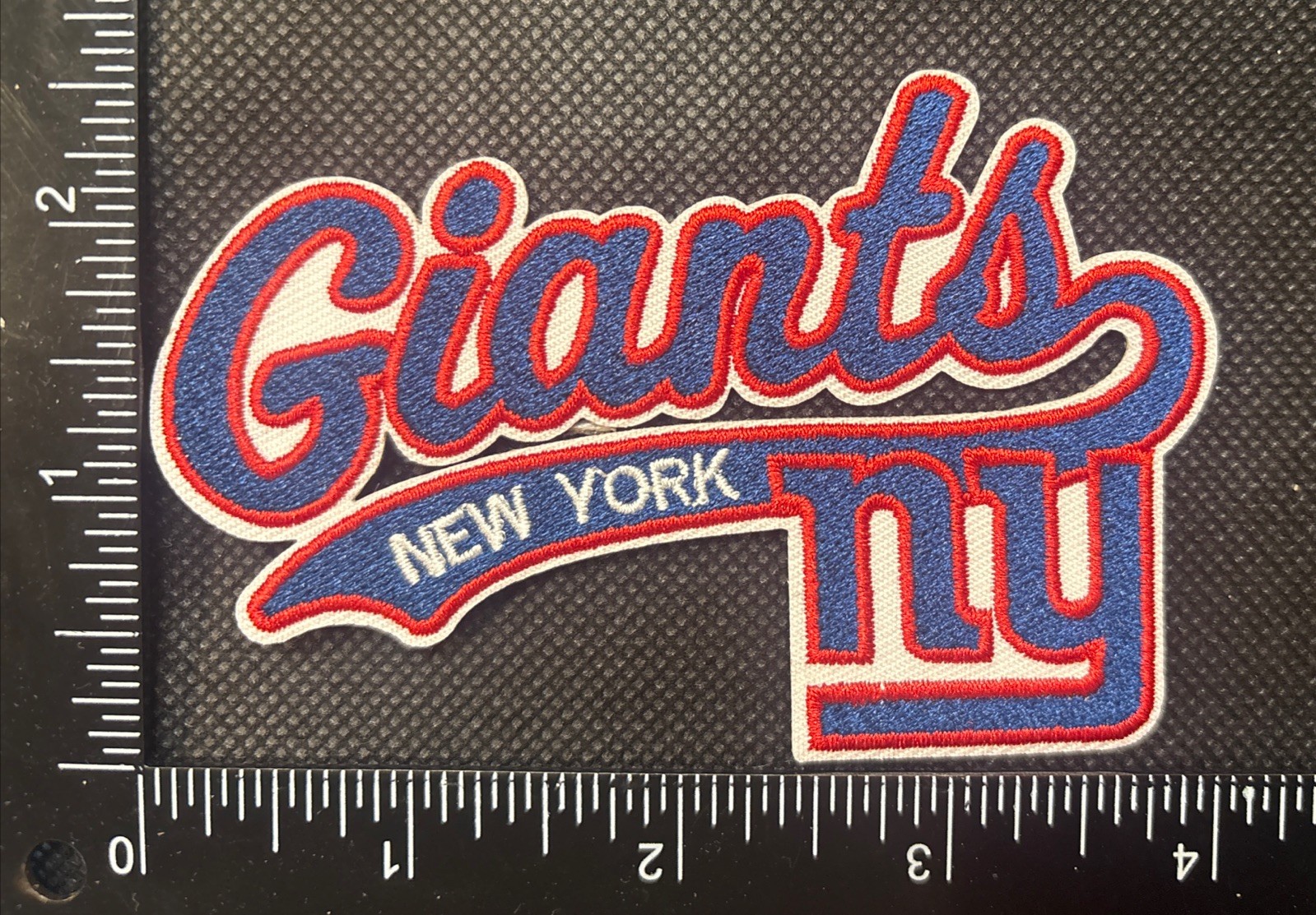 NEW YORK GIANTS NFL FOOTBALL IRON ON EMBROIDERED PATCH SEE PHOTOS