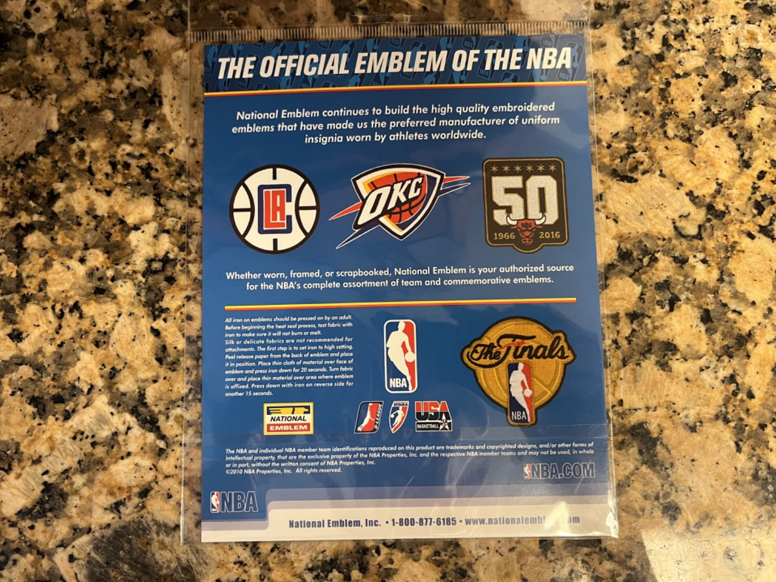 New NBA The Finals Jersey Patch Official National Emblem