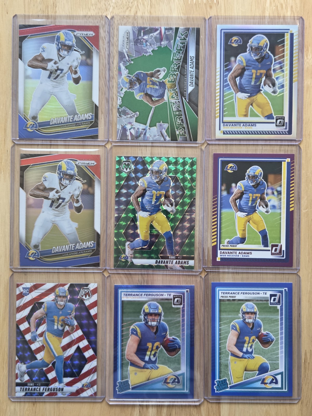 Los Angeles Rams Team Lot (99 Cards)- Rookies, Parallels, Inserts, Silvers, Vets