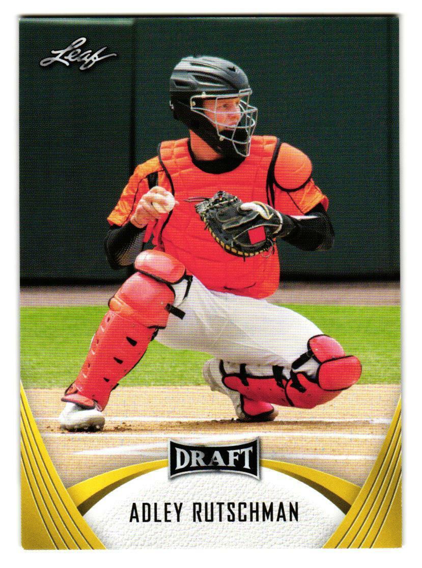 2021 Adley Rutschman Leaf Draft Rookie Gold – Baltimore Orioles