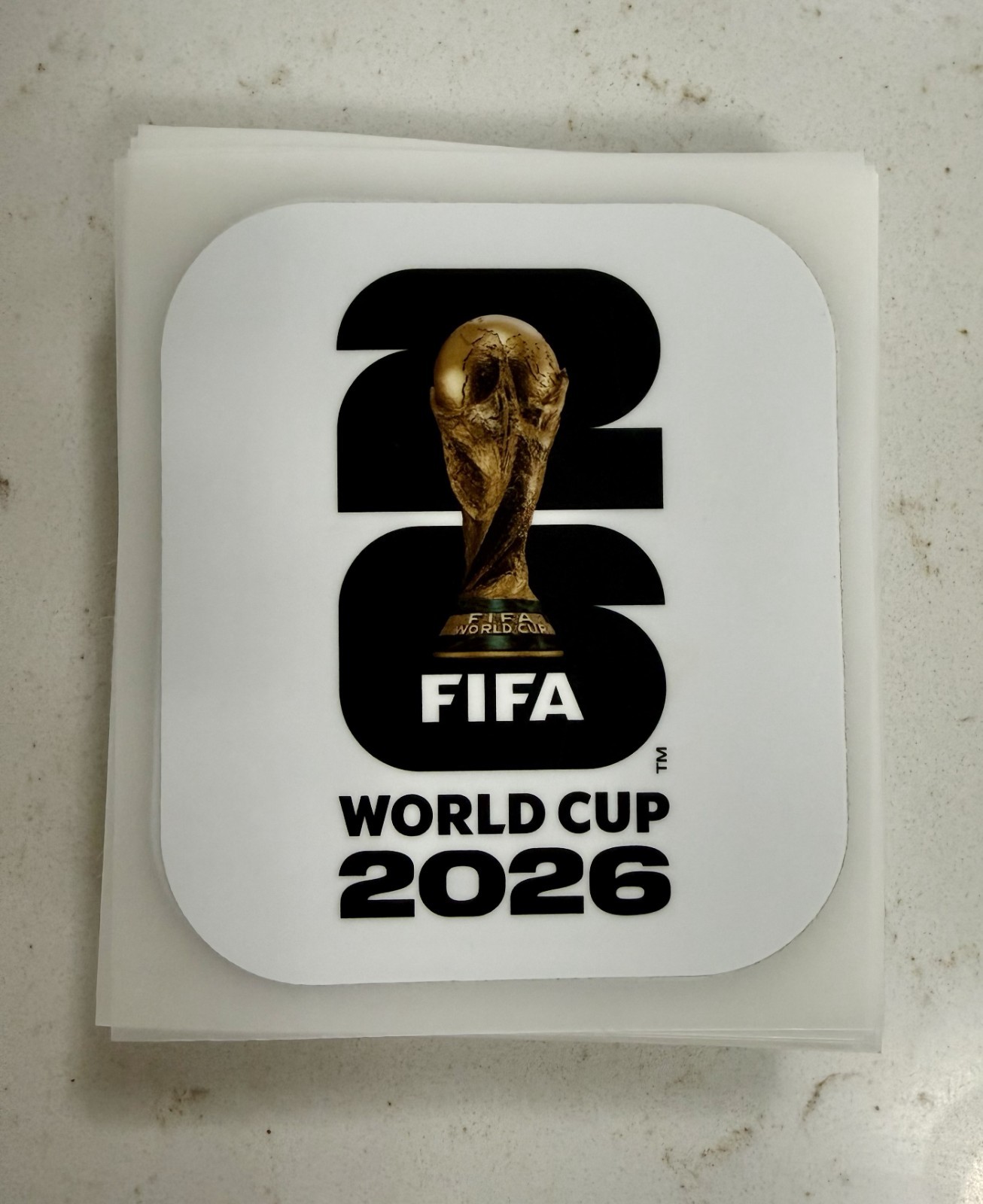 2026 World Cup Jersey Patch Iron Gold White Black Soccer Badge Mundial 2026