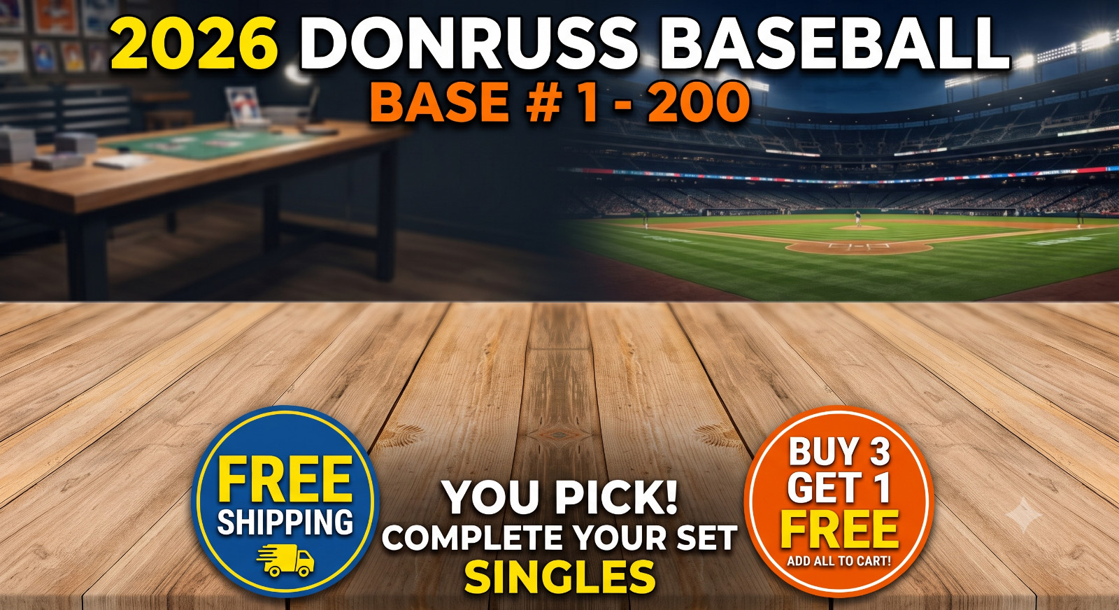 2026 Donruss Baseball BASE # 1 -200 You Pick Complete Your Set Singles